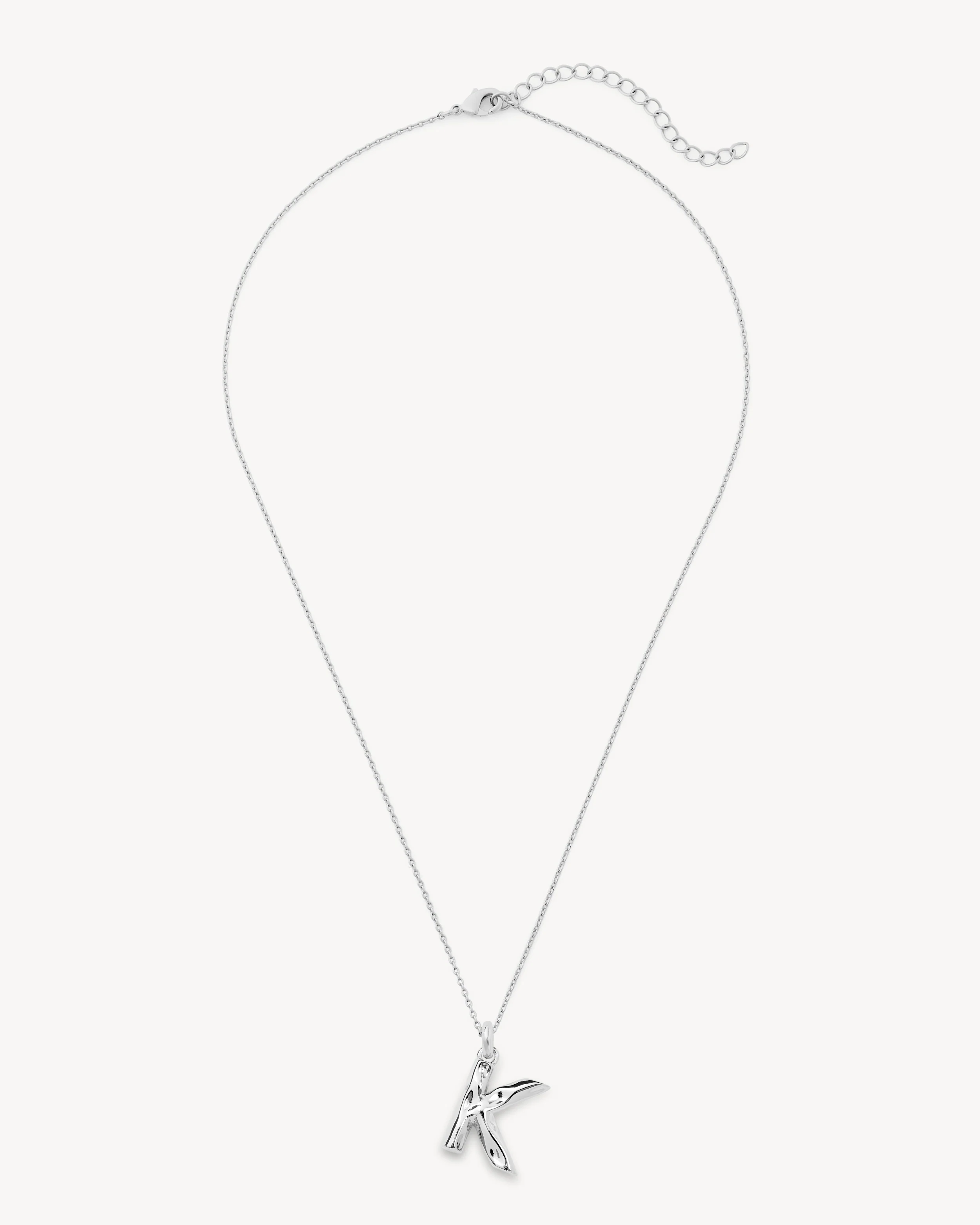 Monogram Necklace in Silver - Image 10