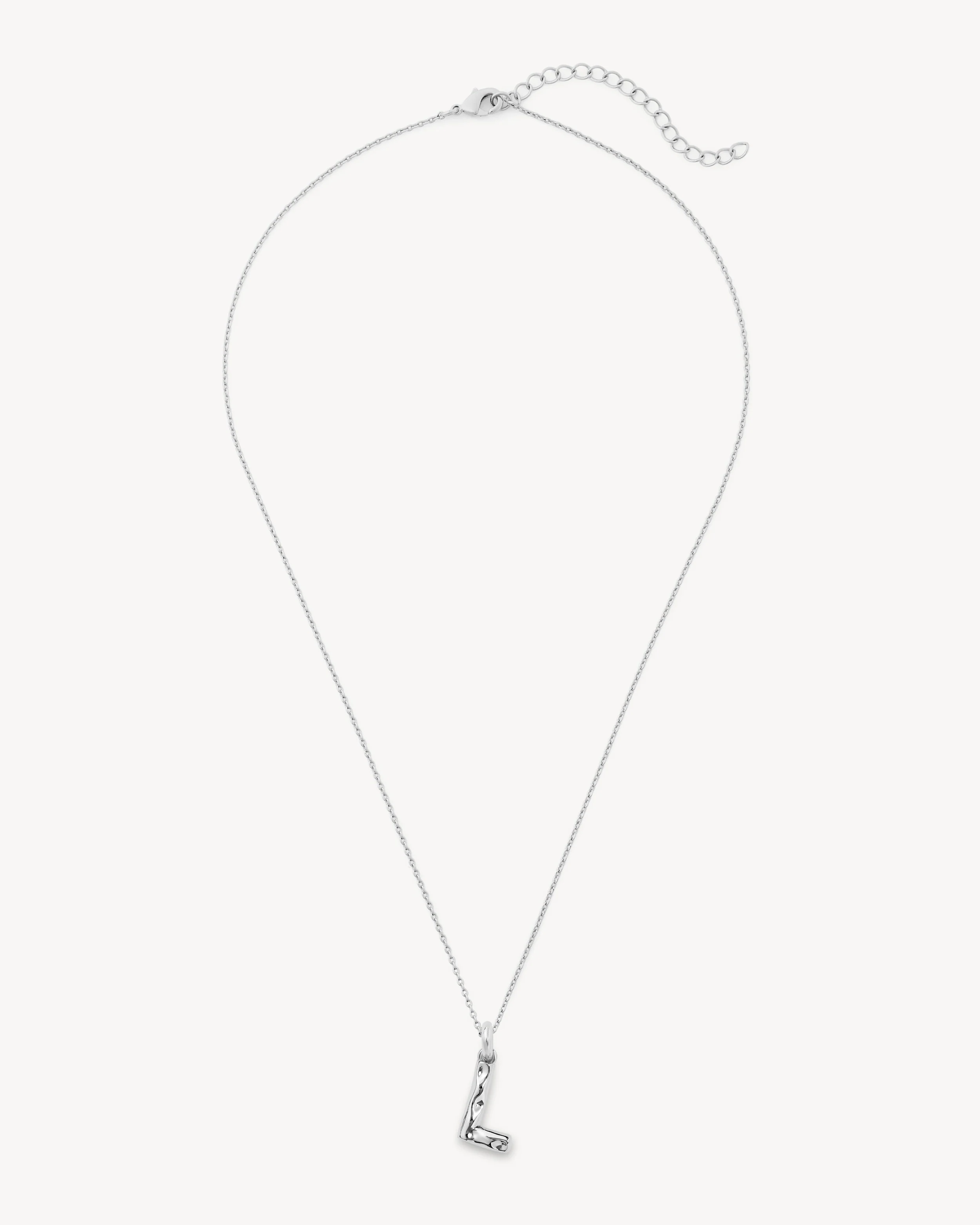 Monogram Necklace in Silver - Image 11