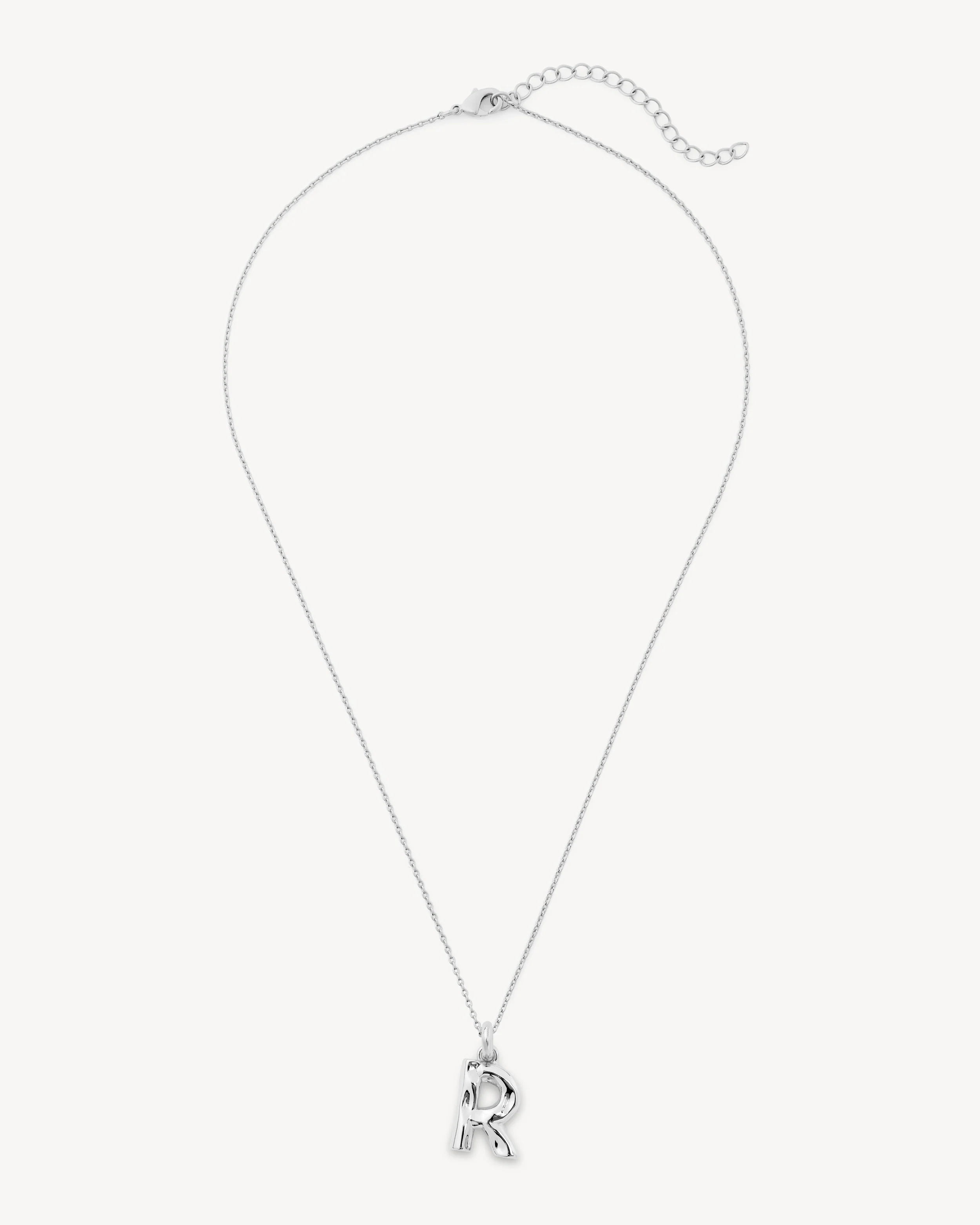Monogram Necklace in Silver - Image 13