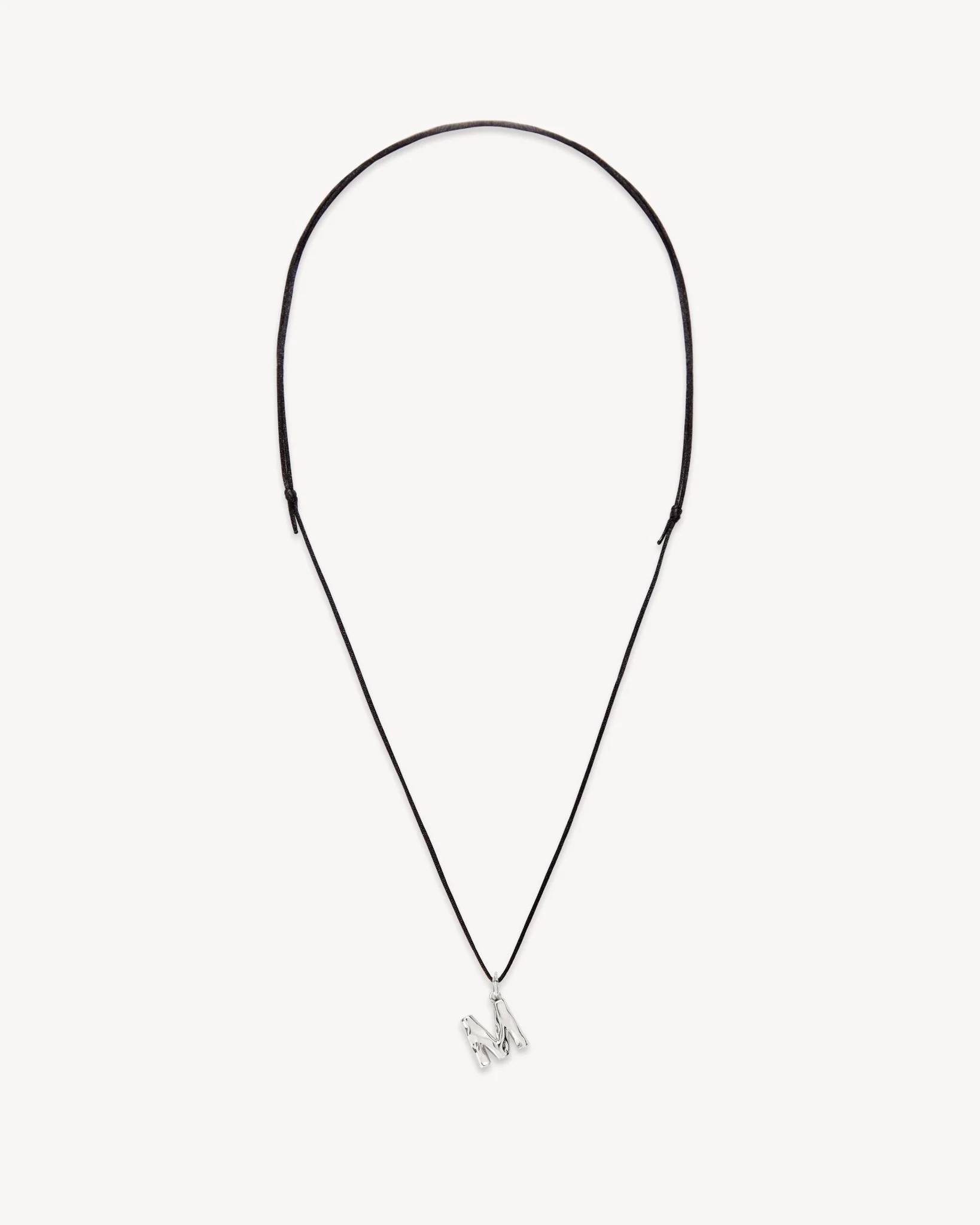 Monogram Necklace in Silver - Image 16
