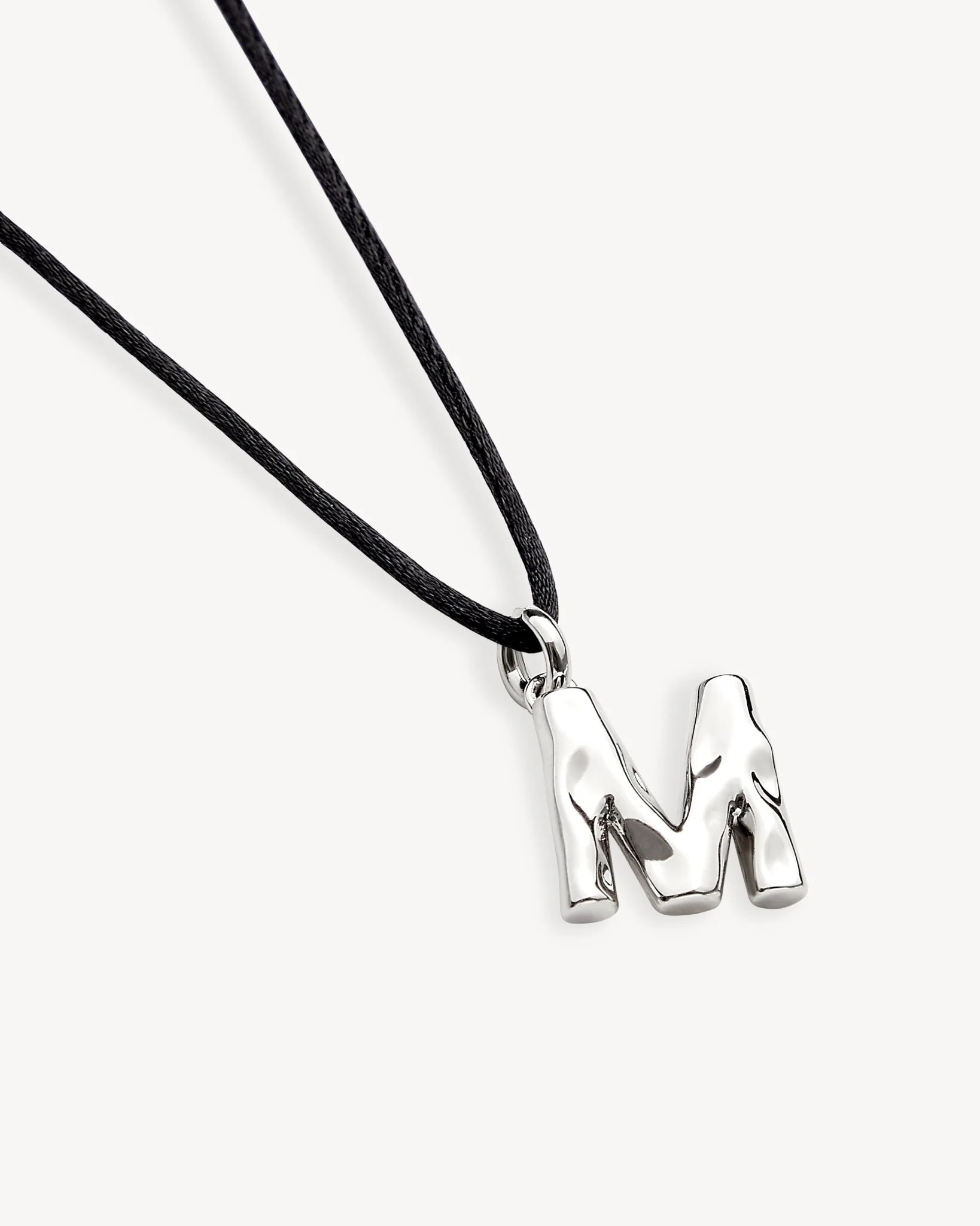 Monogram Necklace in Silver - Image 17
