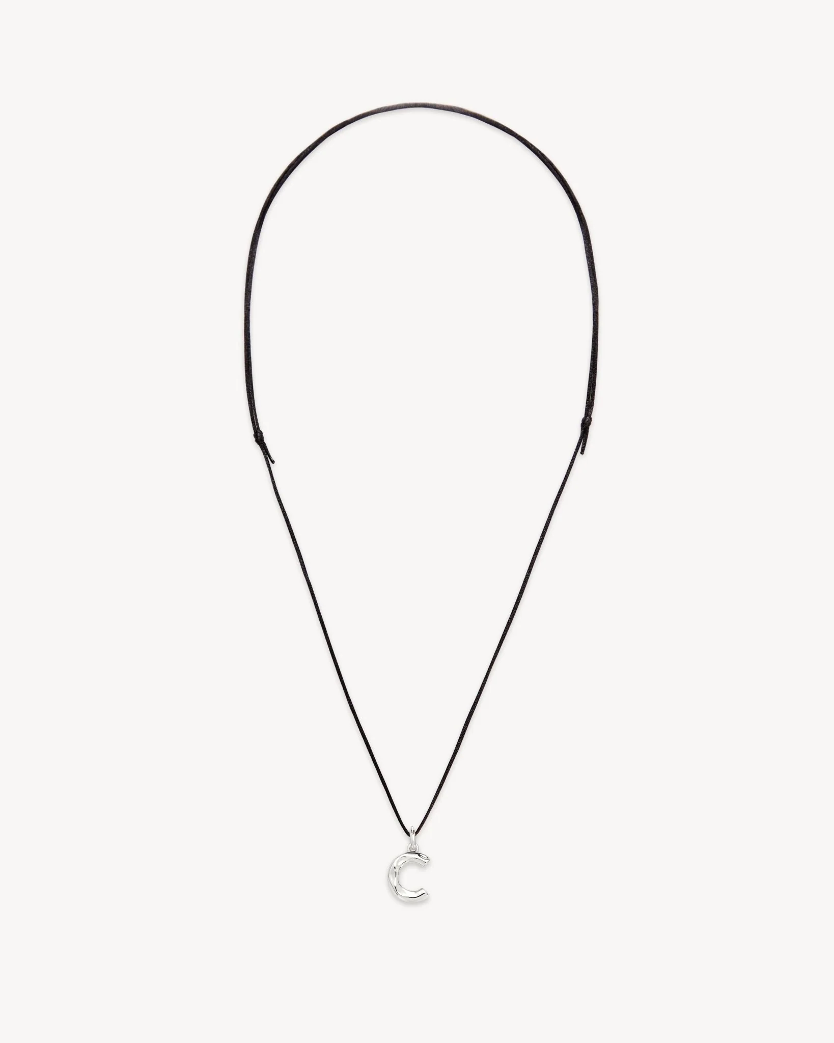 Monogram Necklace in Silver - Image 20
