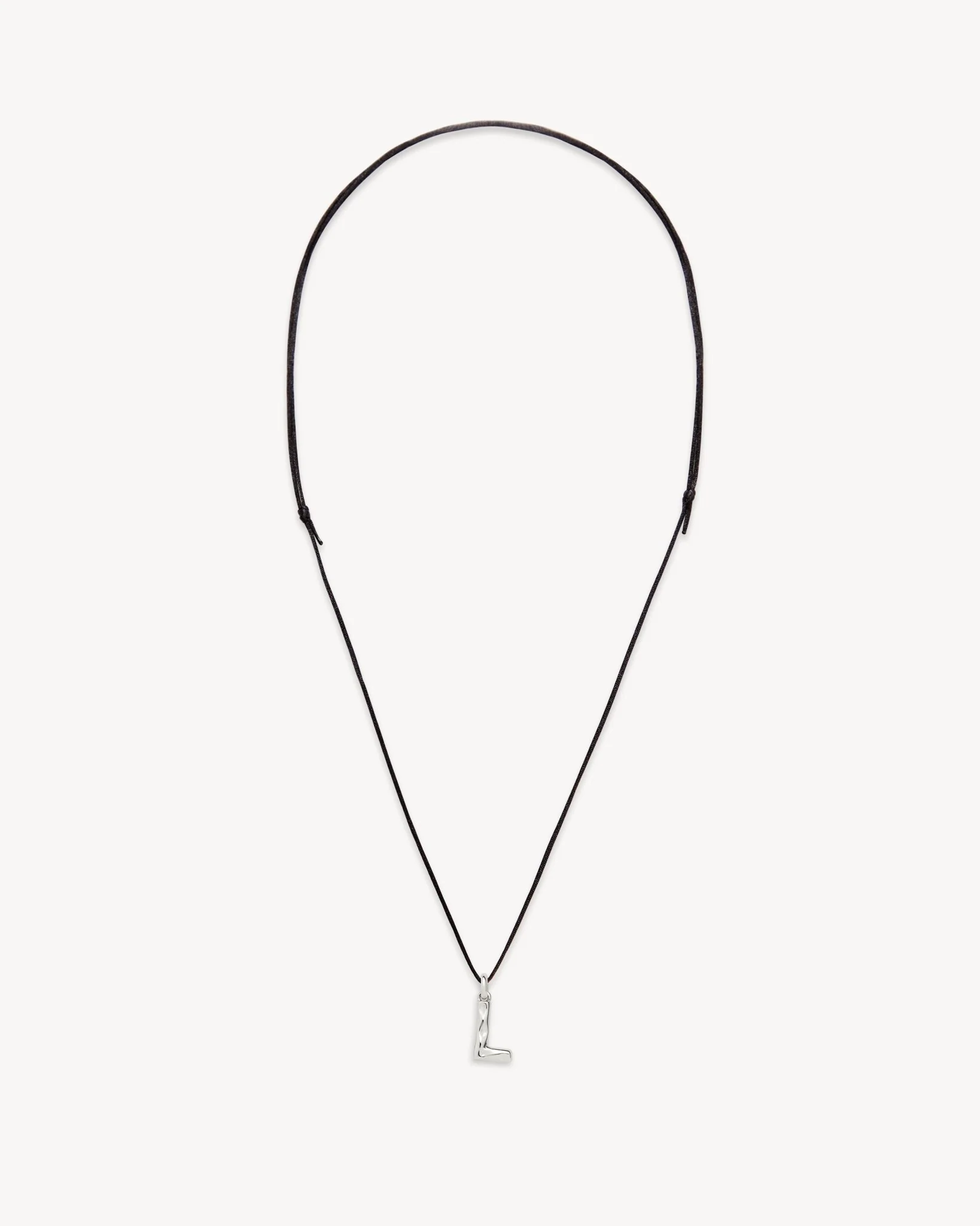 Monogram Necklace in Silver - Image 26