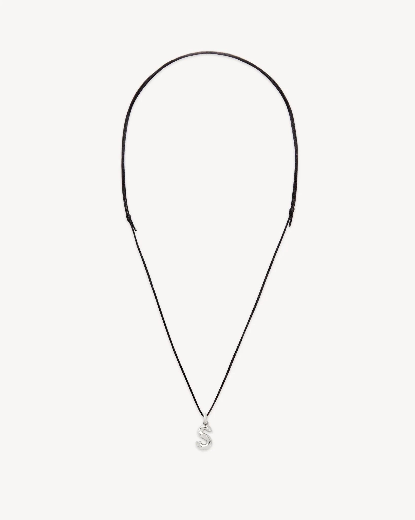 Monogram Necklace in Silver - Image 29