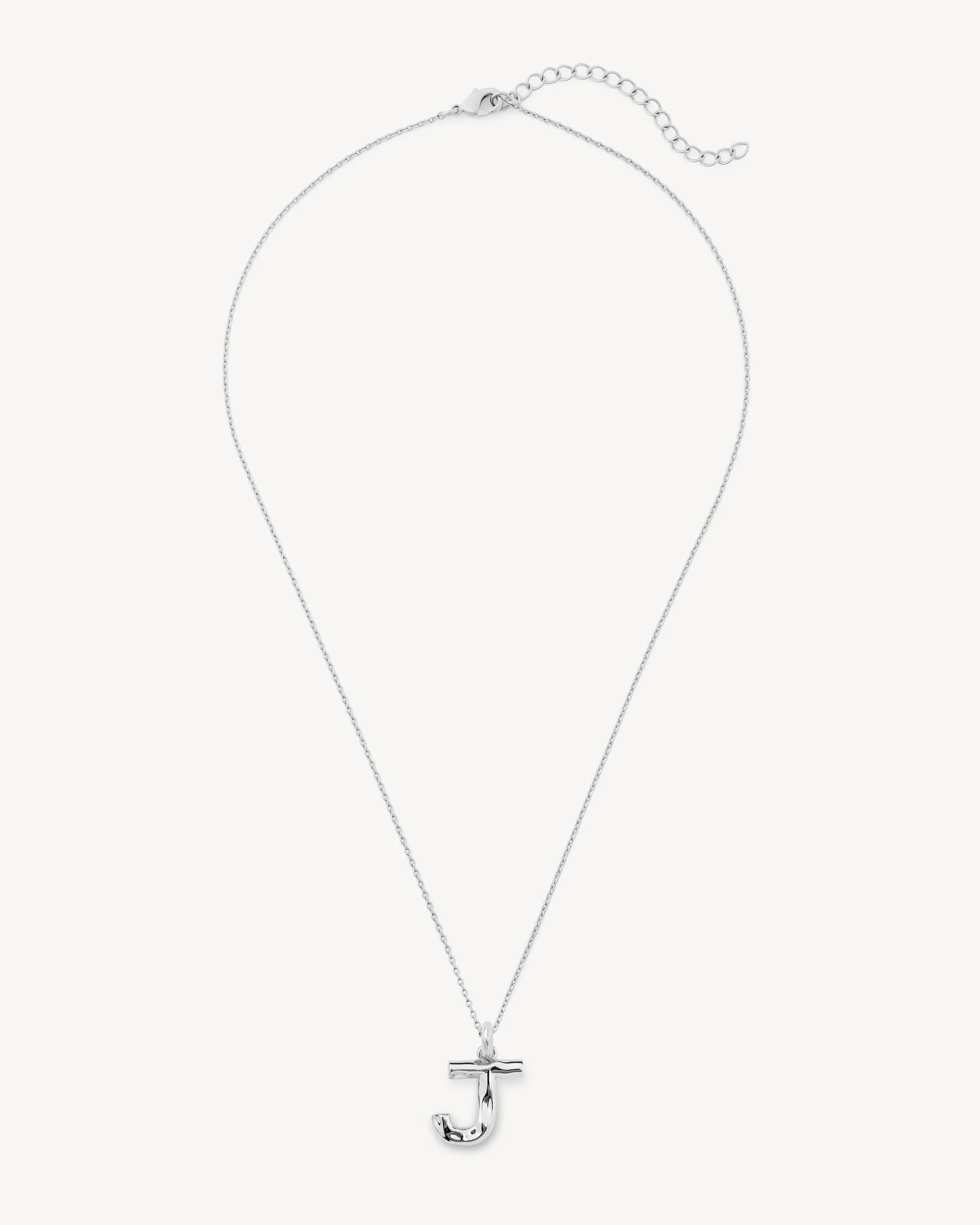Monogram Necklace in Silver - Image 9