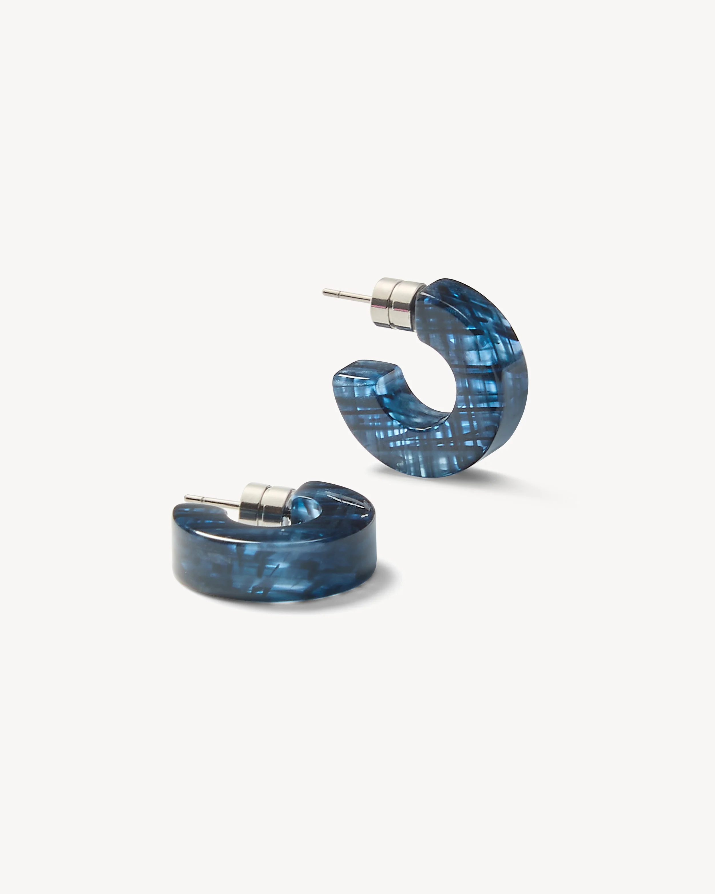 Muse Hoops in Chambray - Image 3