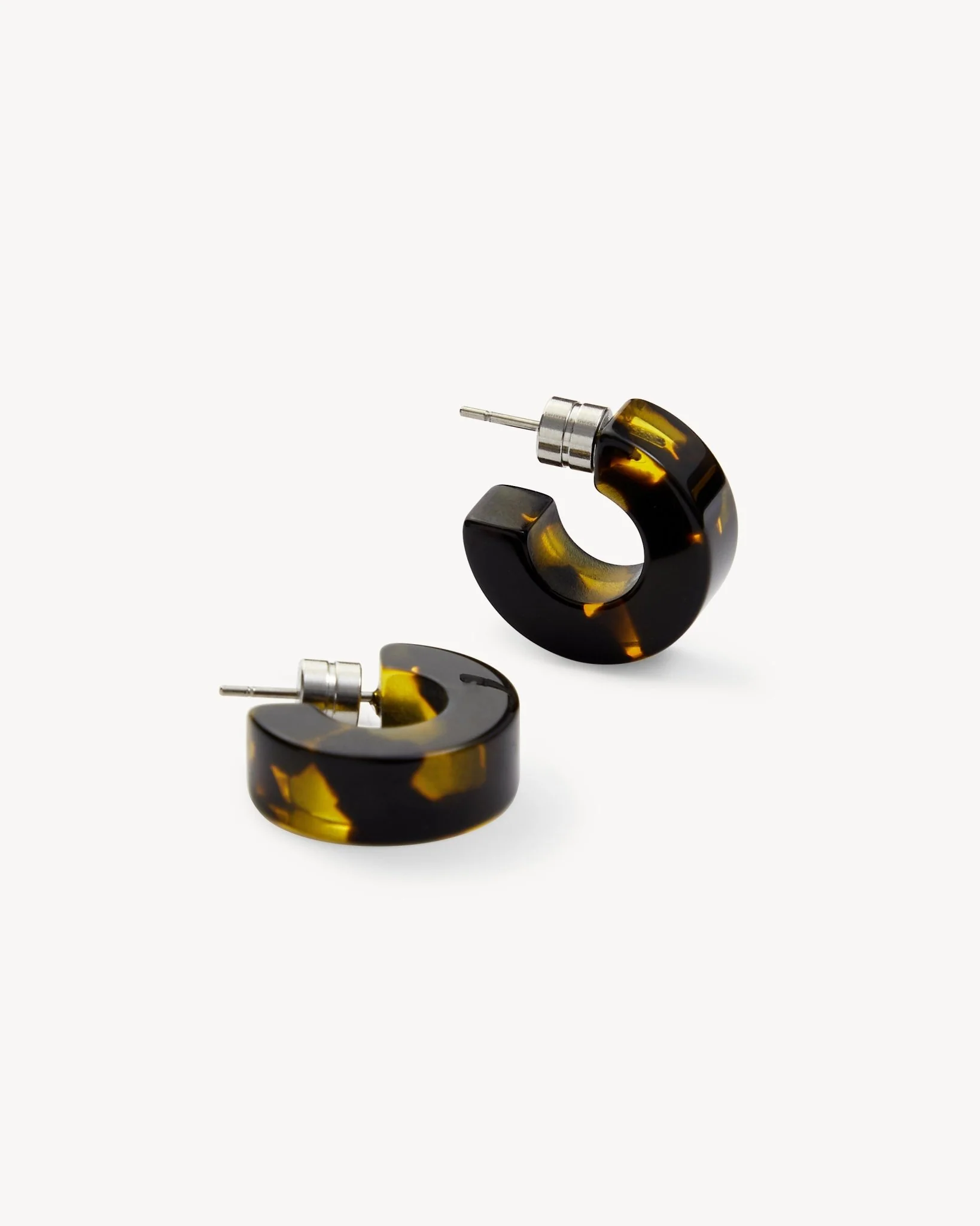 Muse Hoops in Dark Tortoise - Image 2