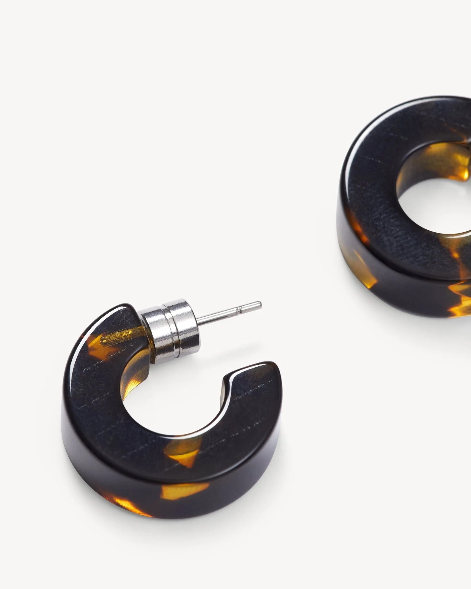 Muse Hoops in Dark Tortoise - Image 3