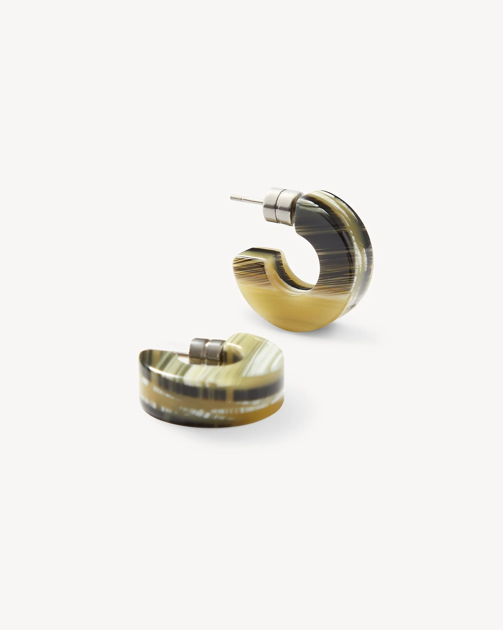 Muse Hoops in Horn - Image 3