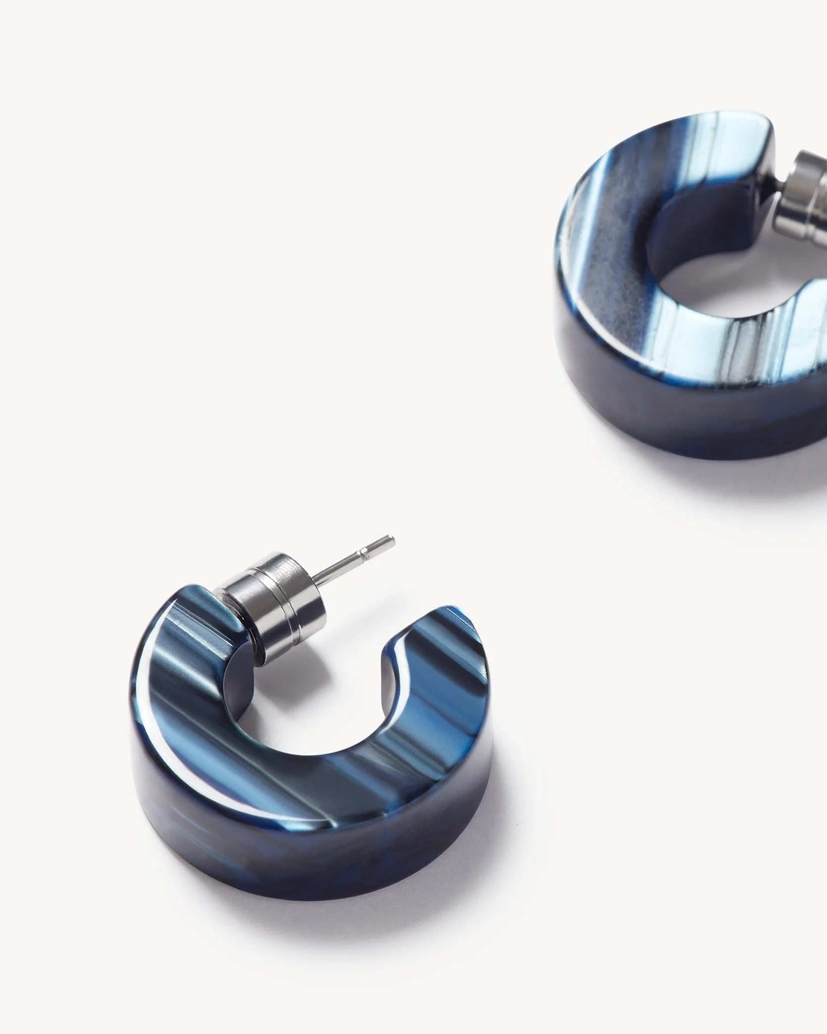 Muse Hoops in Indigo - Image 2