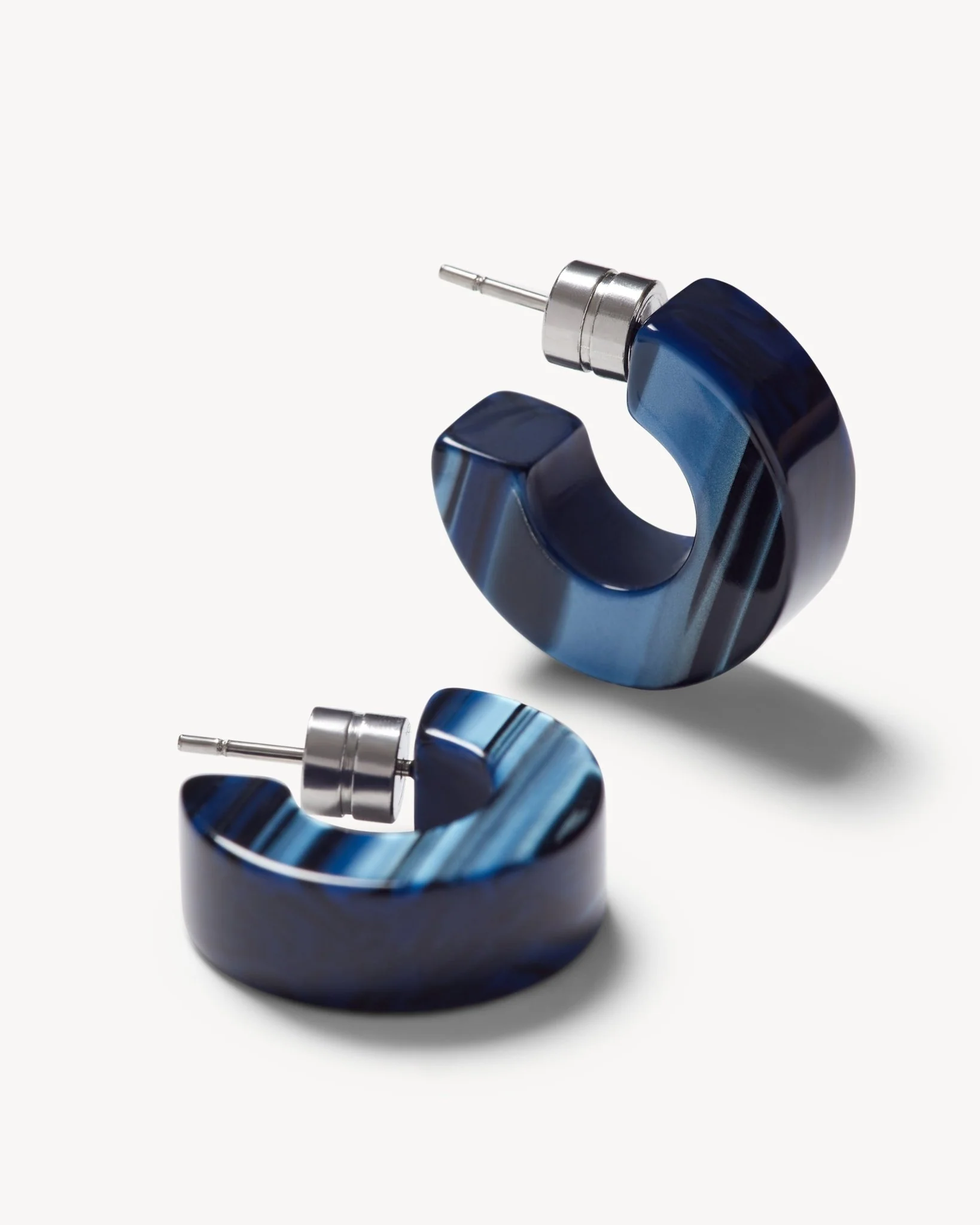 Muse Hoops in Indigo - Image 3