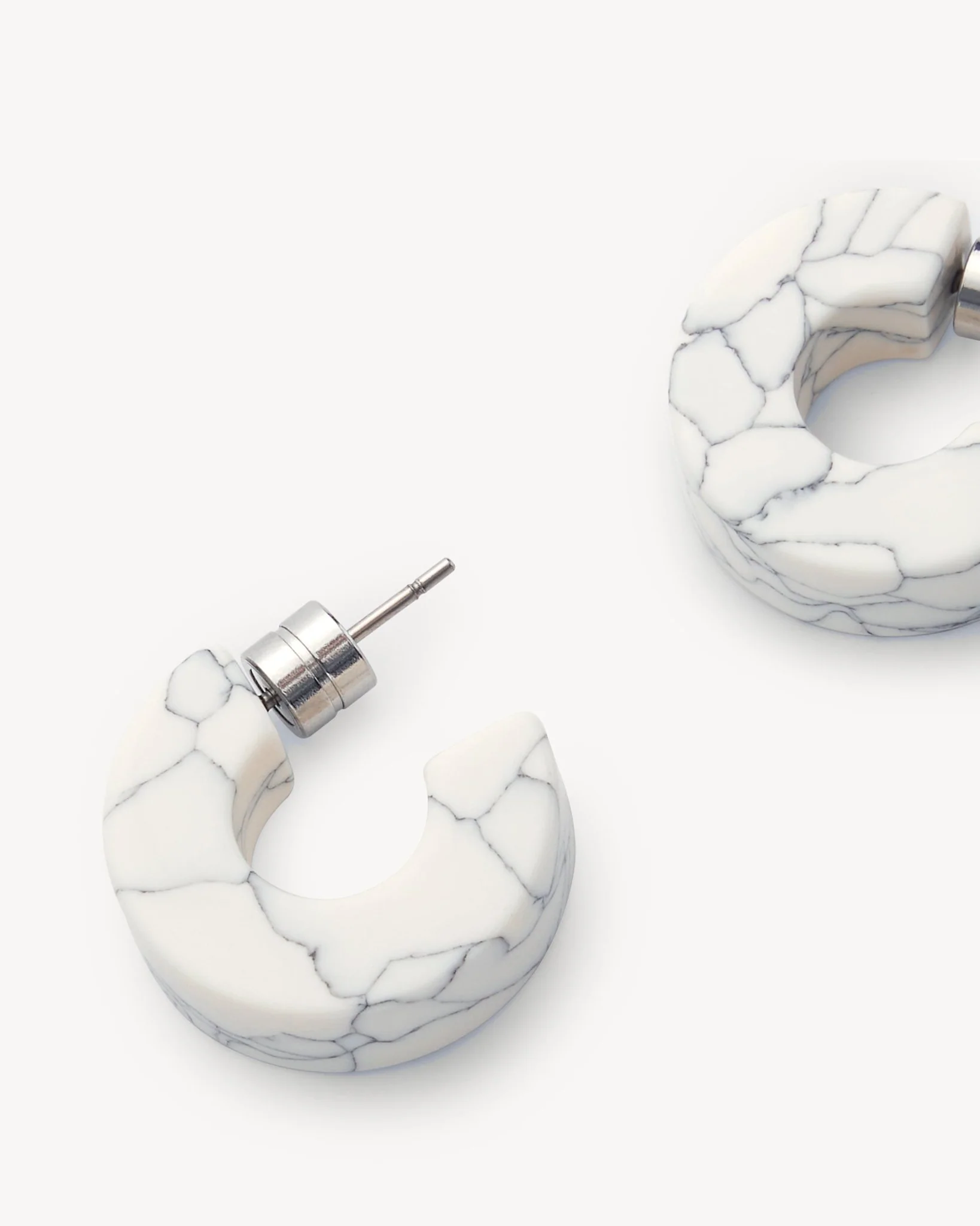 Muse Hoops in Marble - Image 2