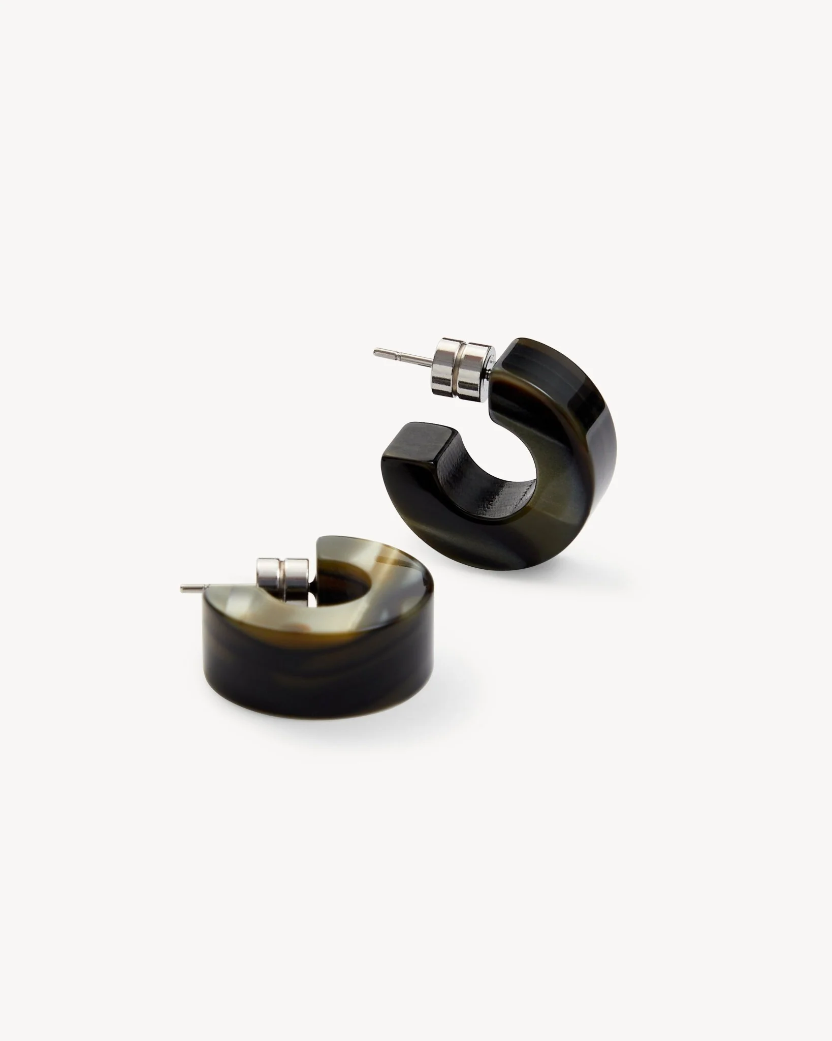 Muse Hoops in Midnight Horn - Image 3