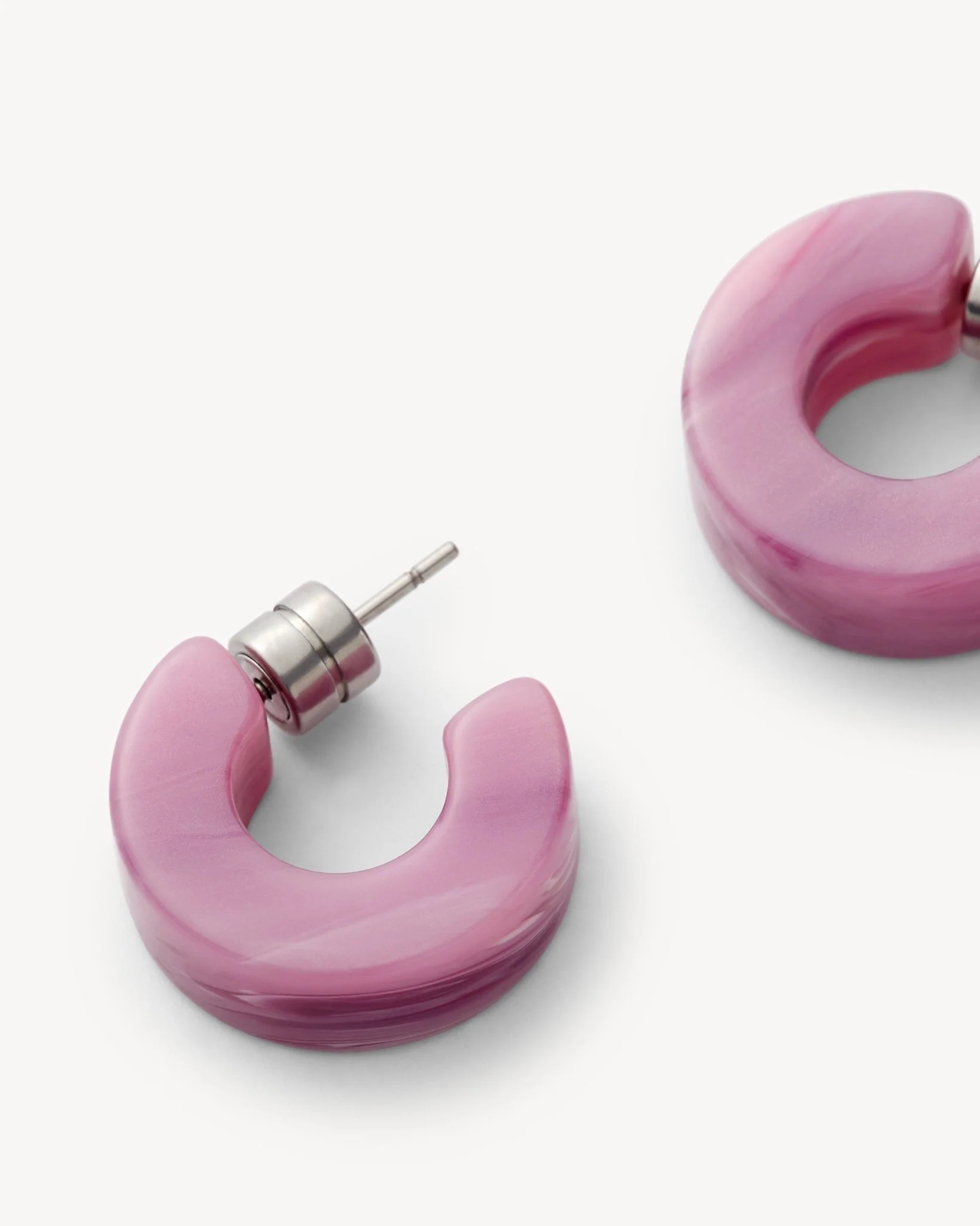 Muse Hoops in Orchid - Image 2
