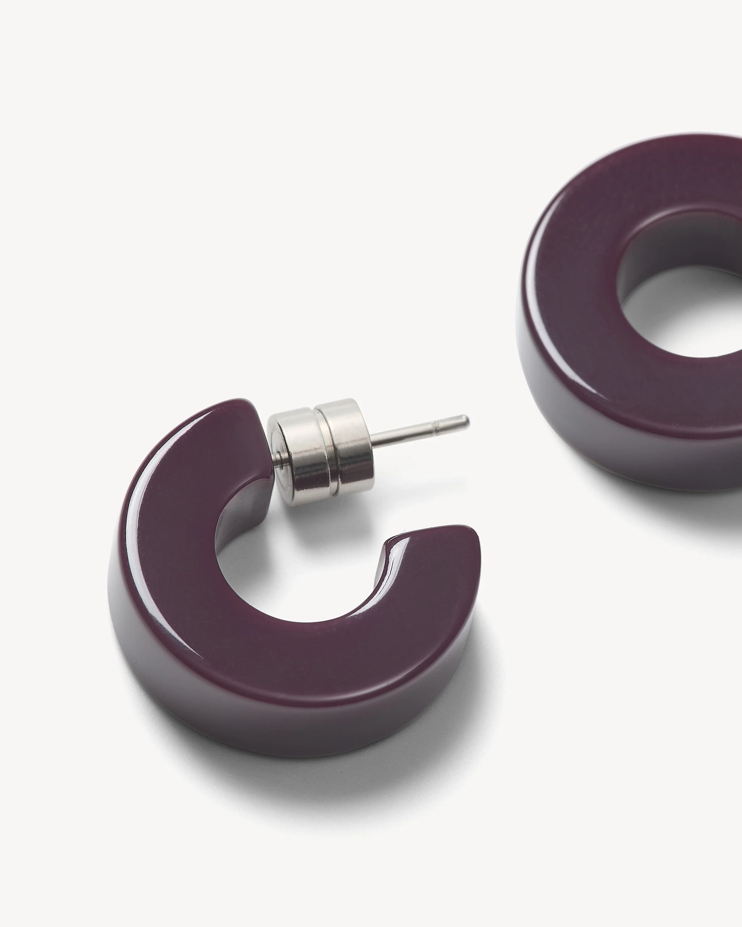Muse Hoops in Royal Peony - Image 2