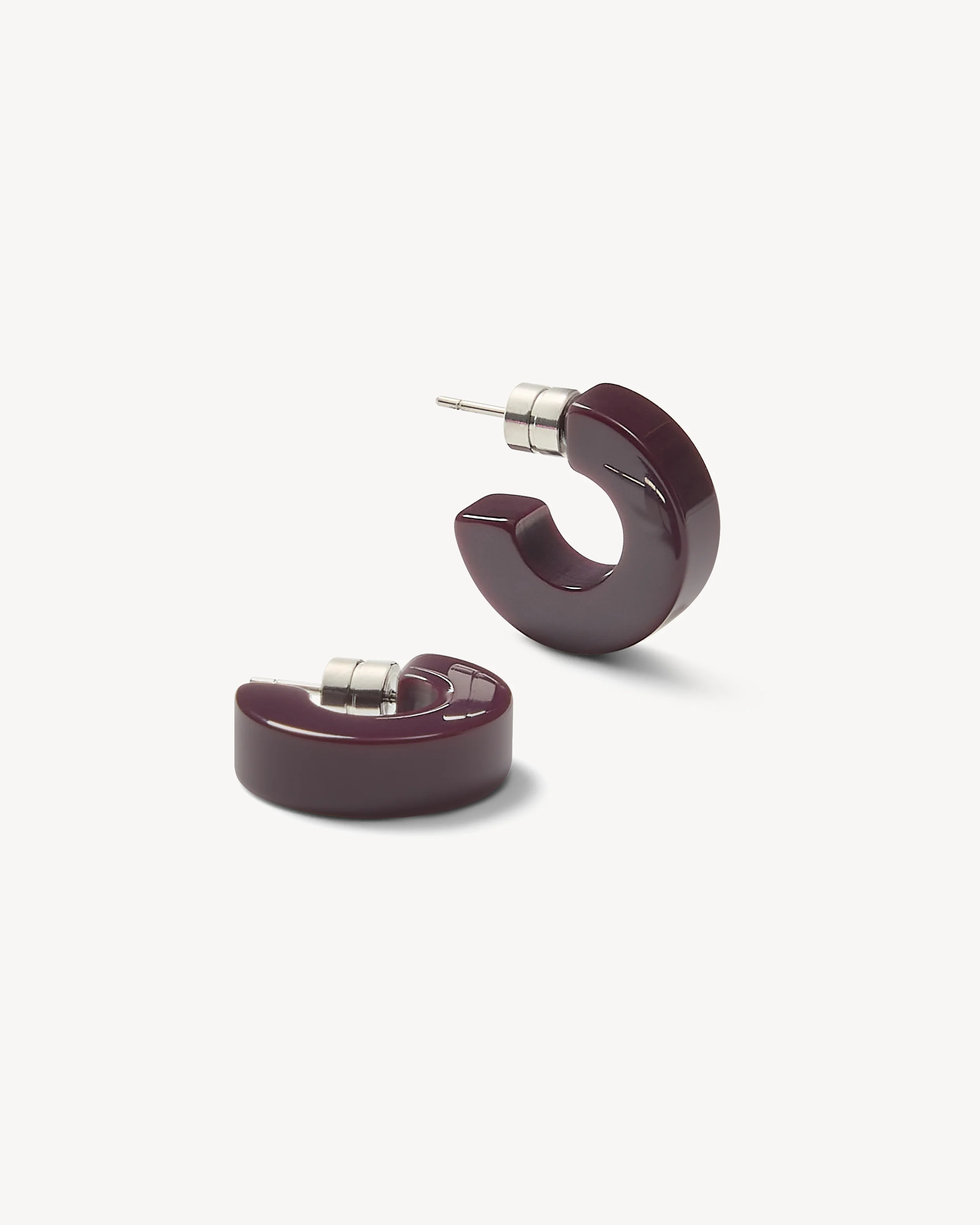Muse Hoops in Royal Peony - Image 3
