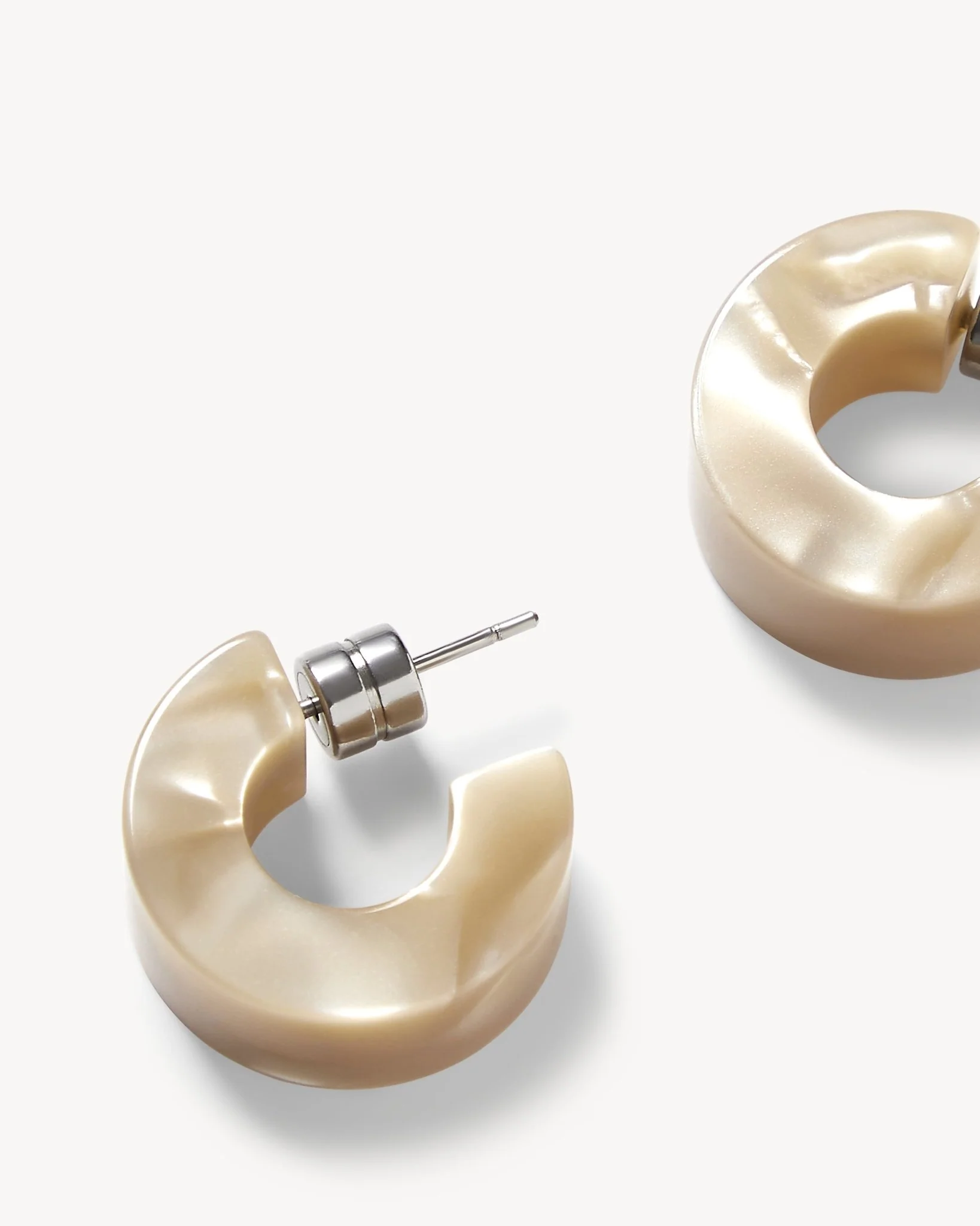 Muse Hoops in Sand Shell - Image 2