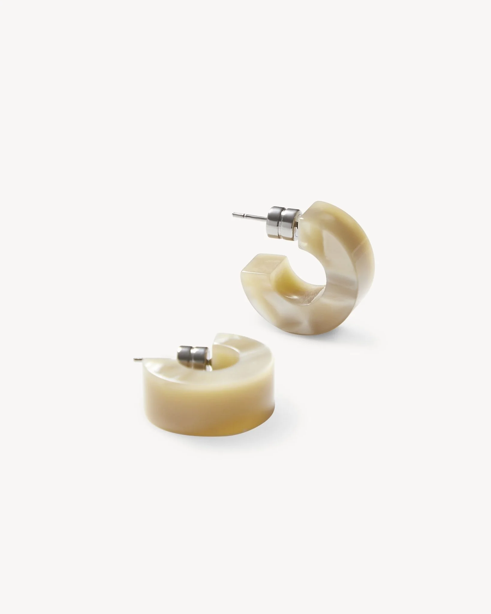 Muse Hoops in Sand Shell - Image 3