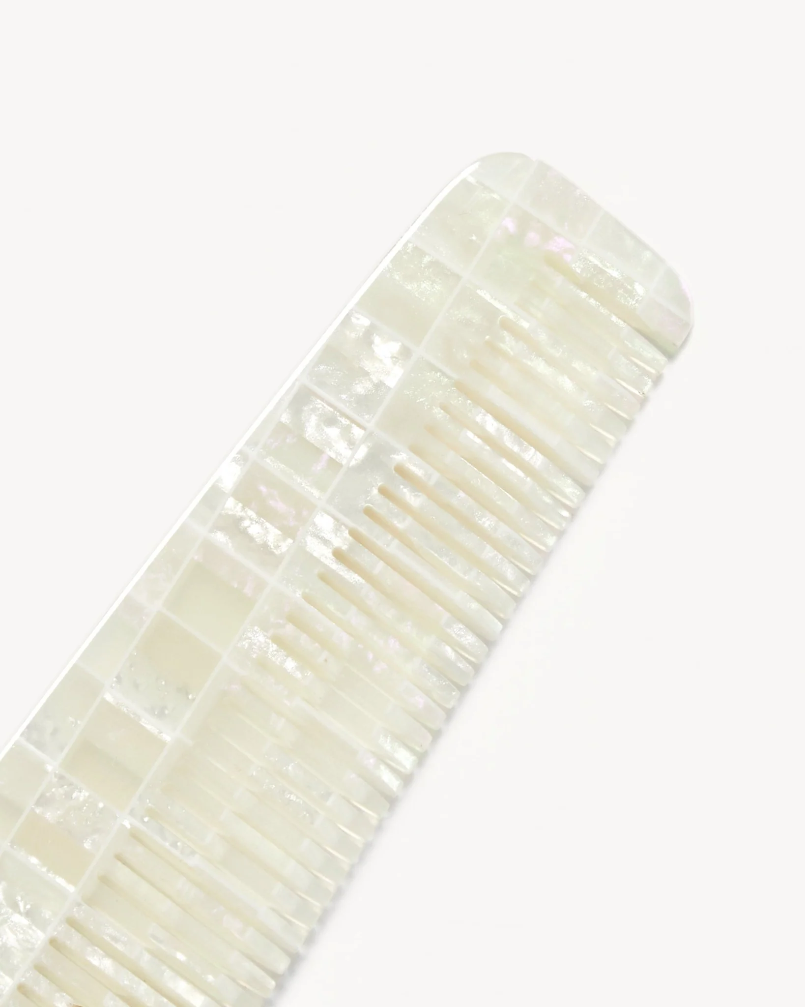 No. 1 Comb in Opalite Shell Checker - Image 2