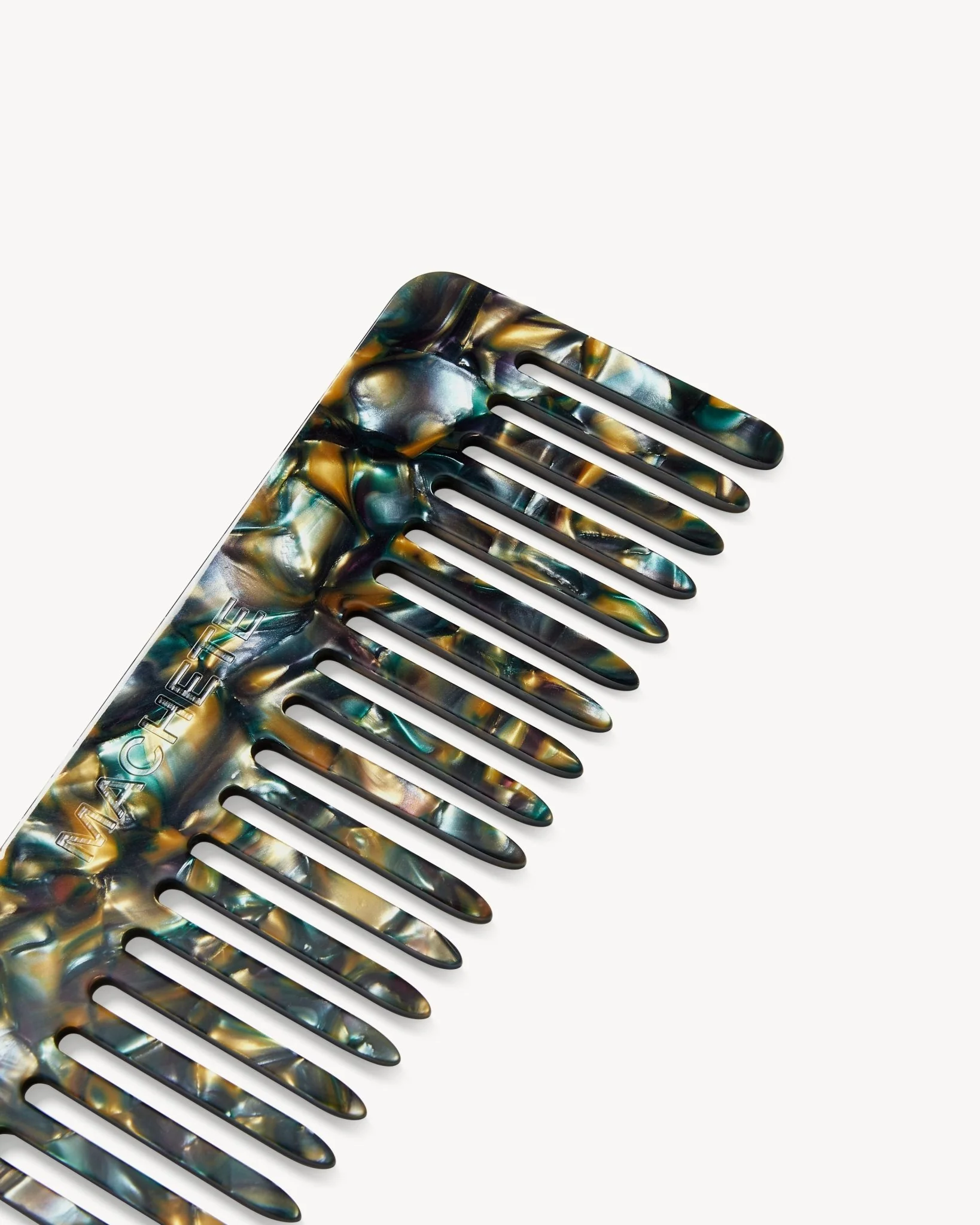 No. 2 Comb in Green Tortoise - Image 2