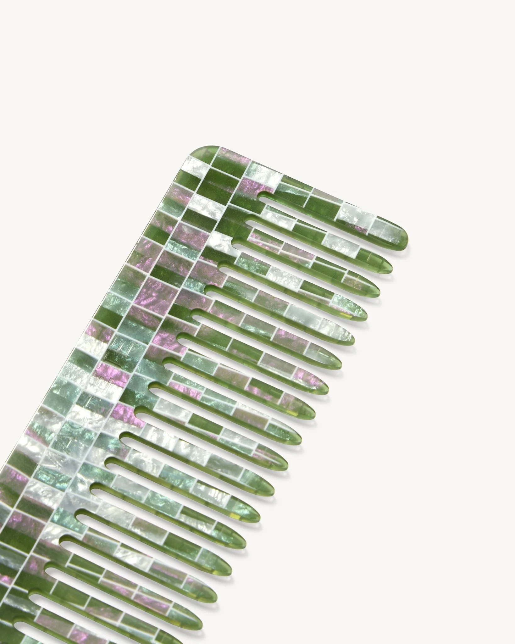 No. 2 Comb in Vert Shell Checker - Image 2