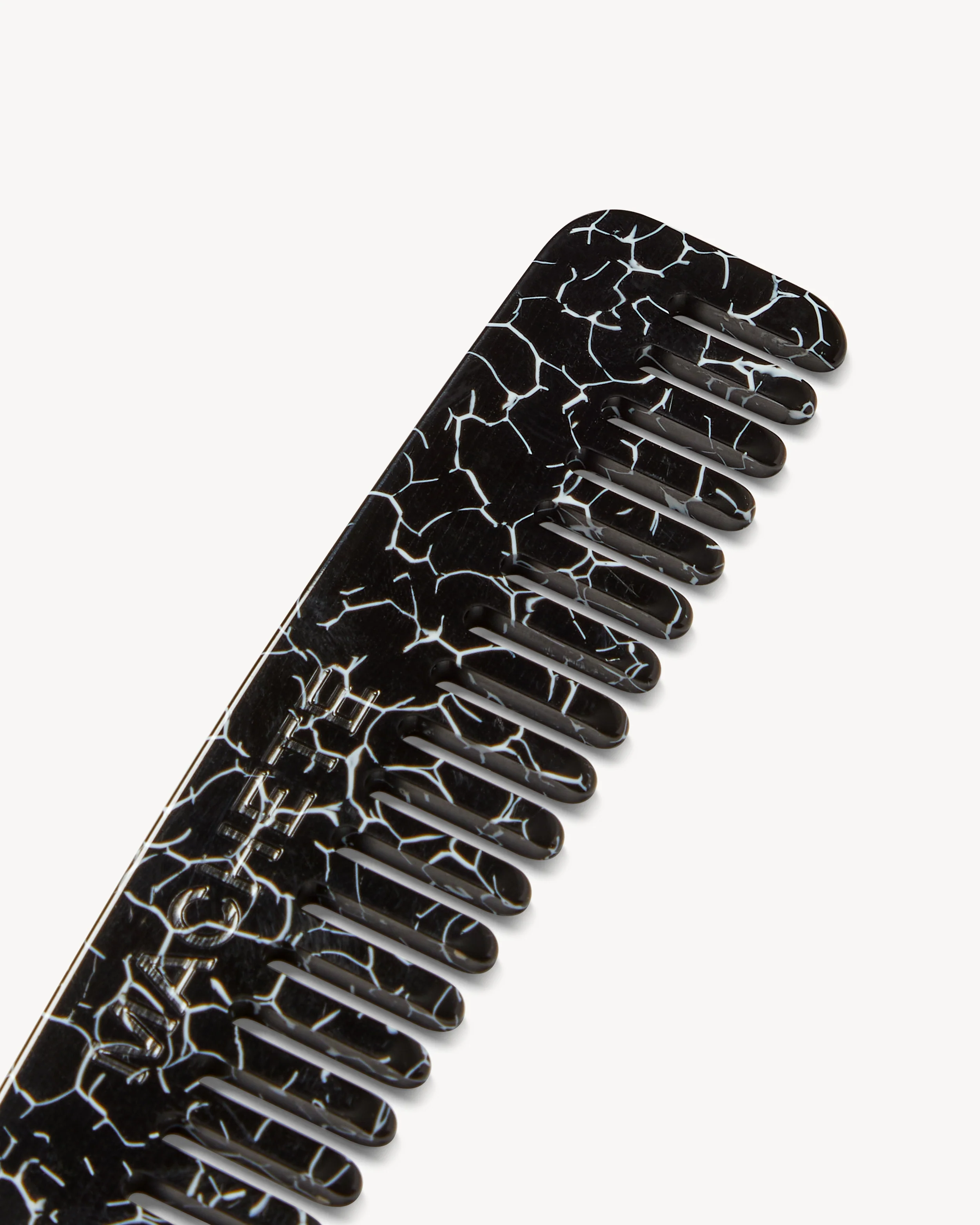 No. 3 Comb in Black Marble - Image 2
