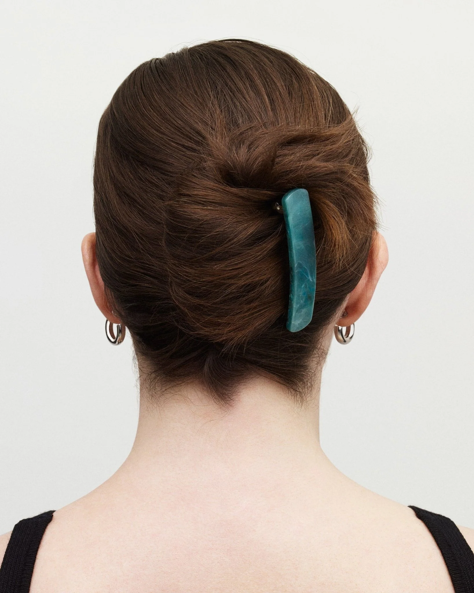 No. 3 Heirloom Barrette in Black - Image 3