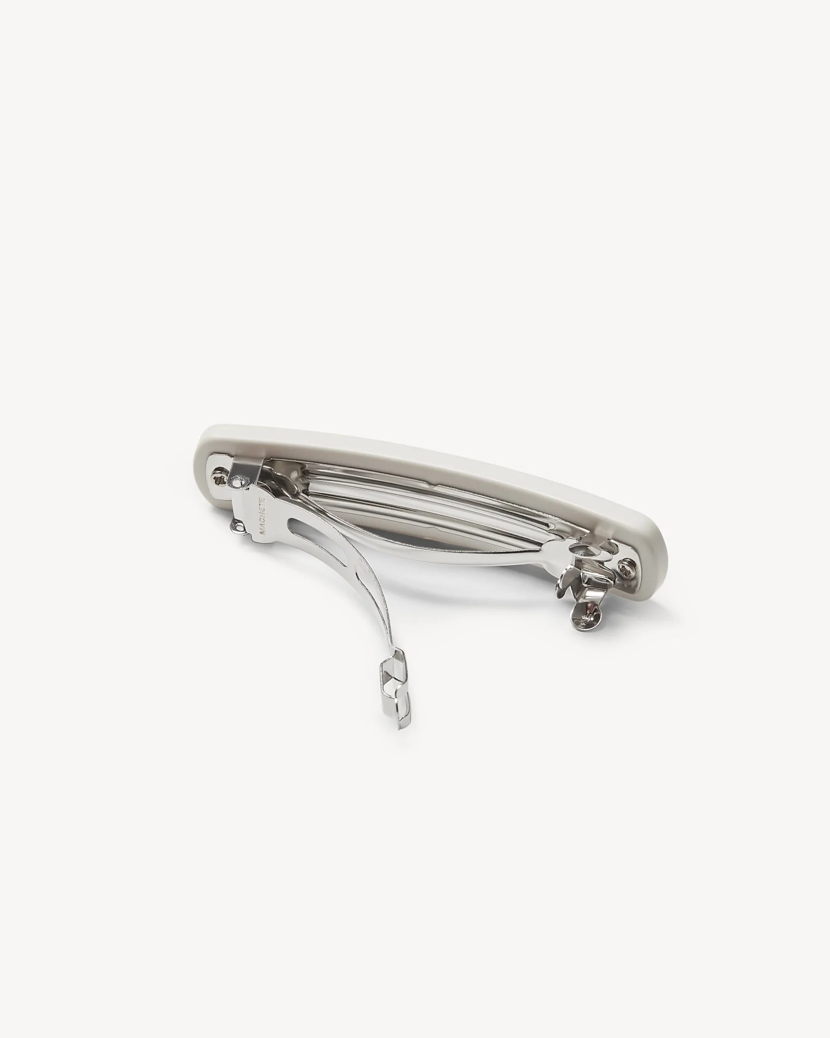 No. 3 Heirloom Barrette in White Matte - Image 2