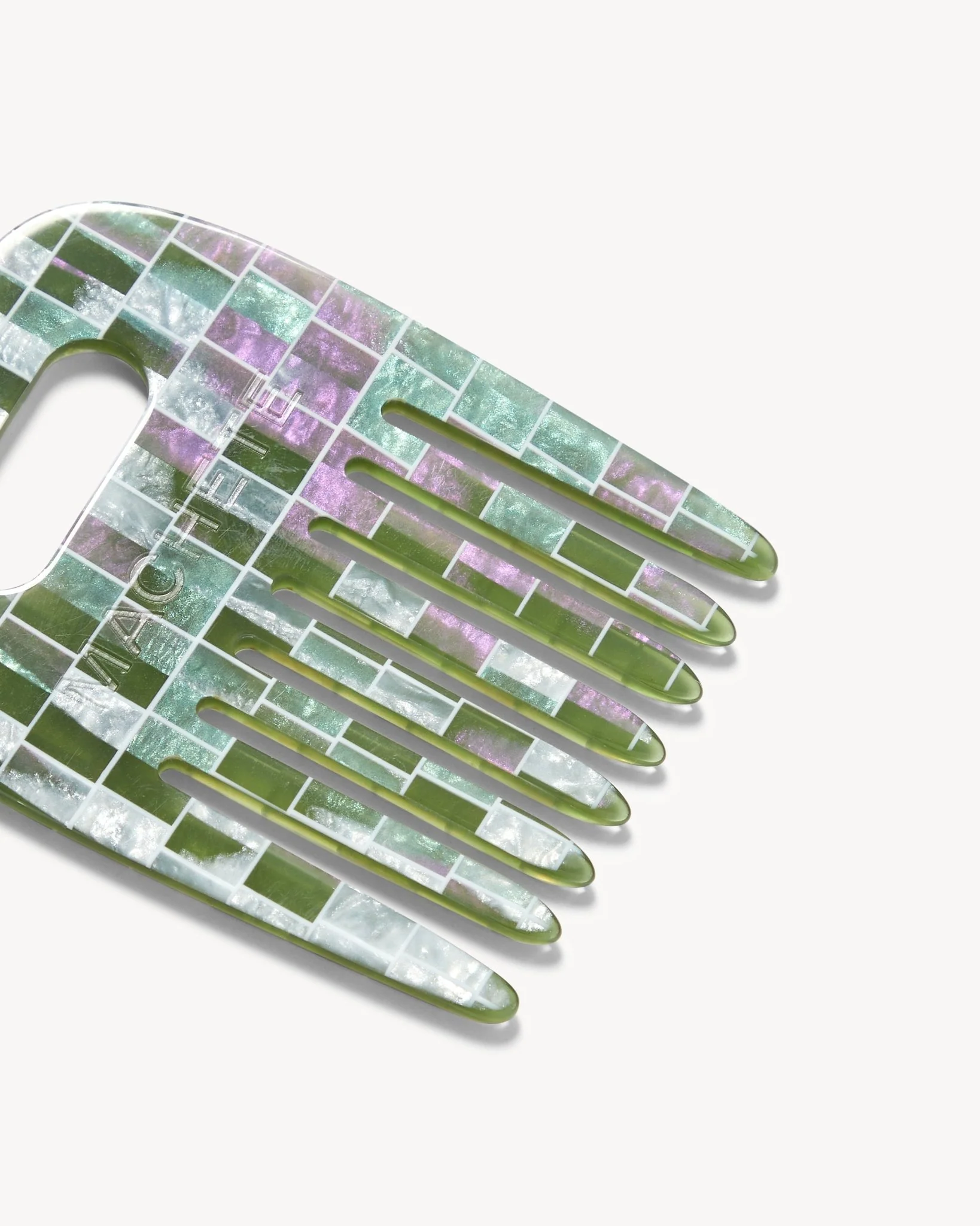No. 4 Comb in Vert Shell Checker - Image 2