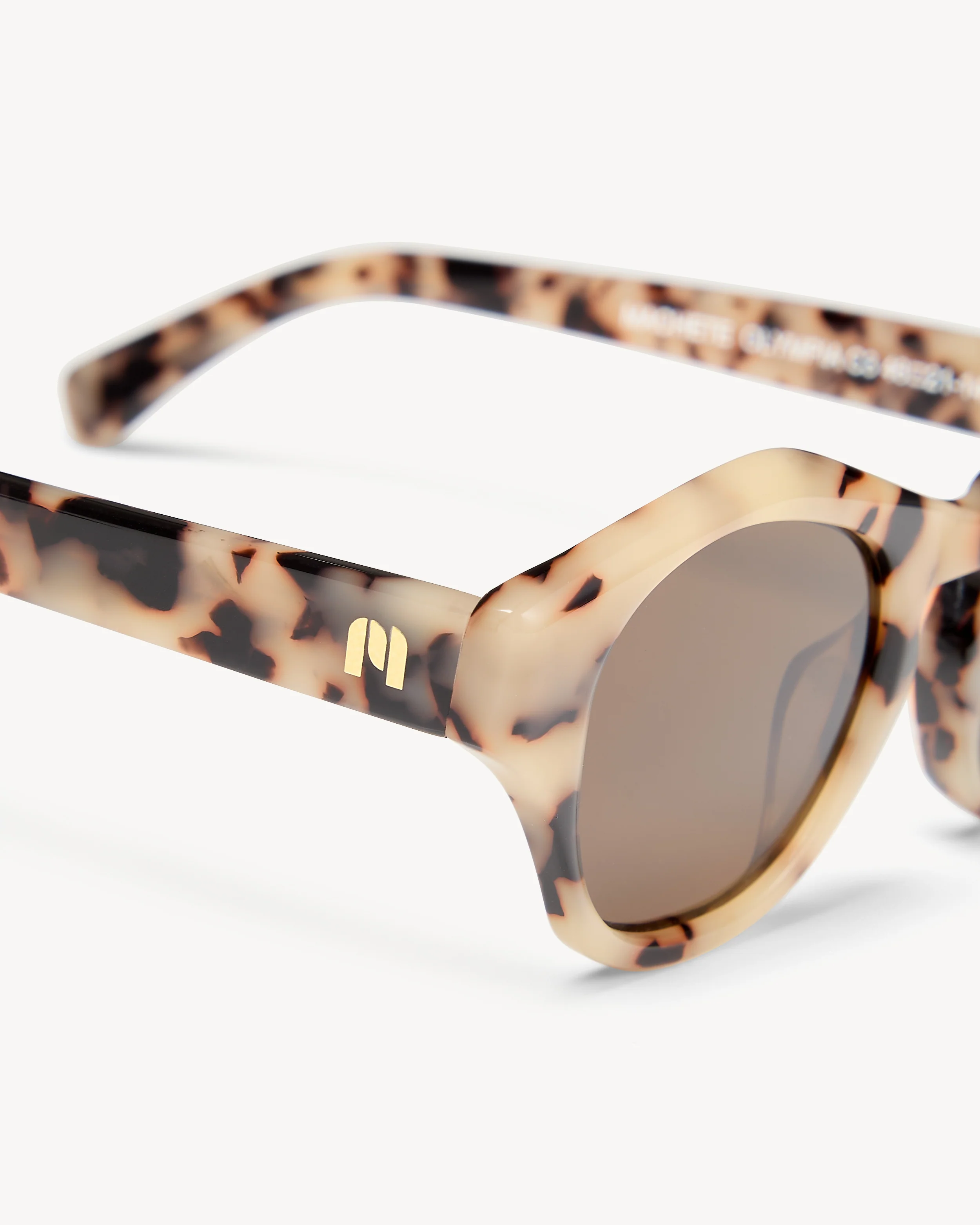 Olympia Sunglasses in Blonde Tortoise - Image 2