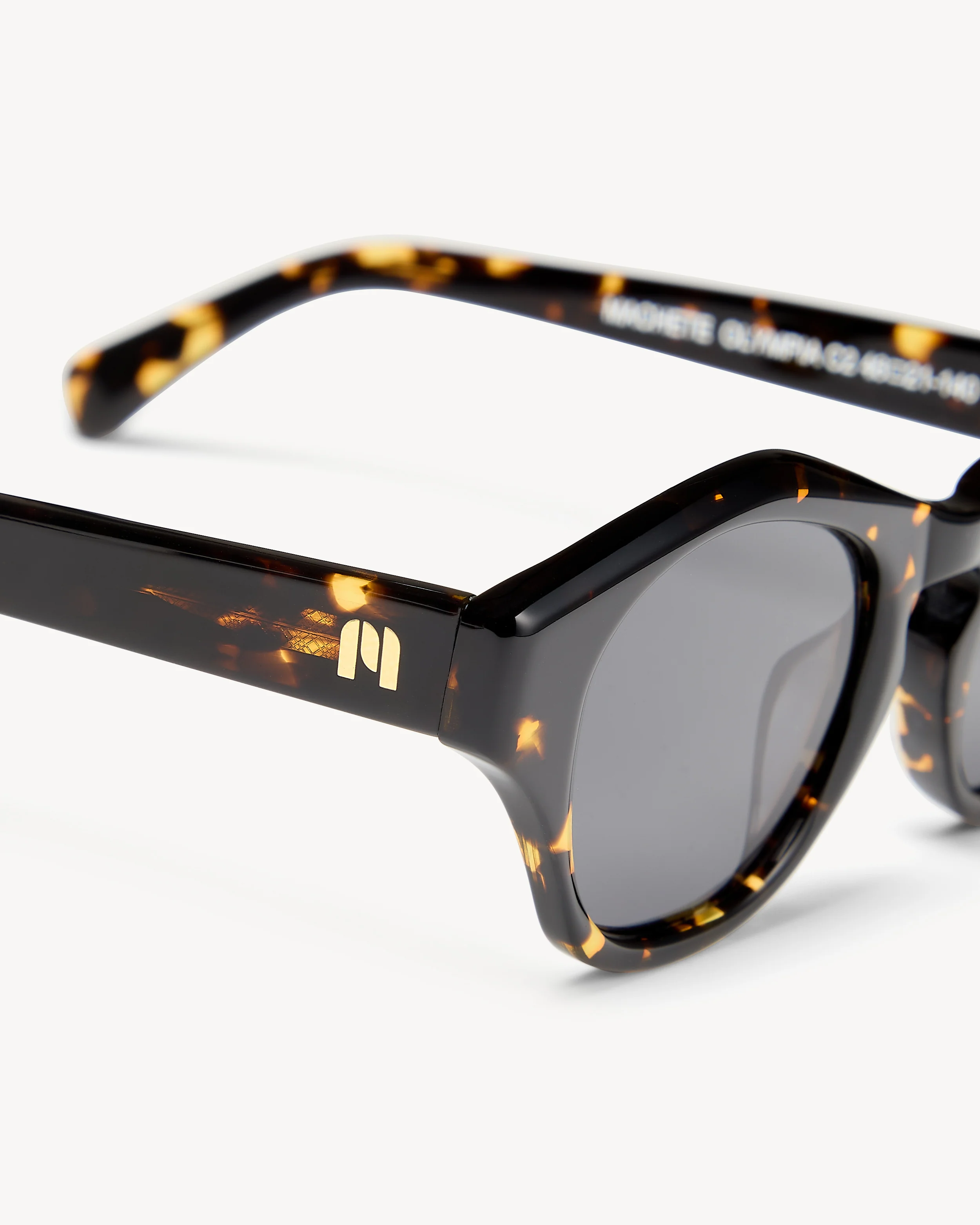 Olympia Sunglasses in Dark Tortoise - Image 2