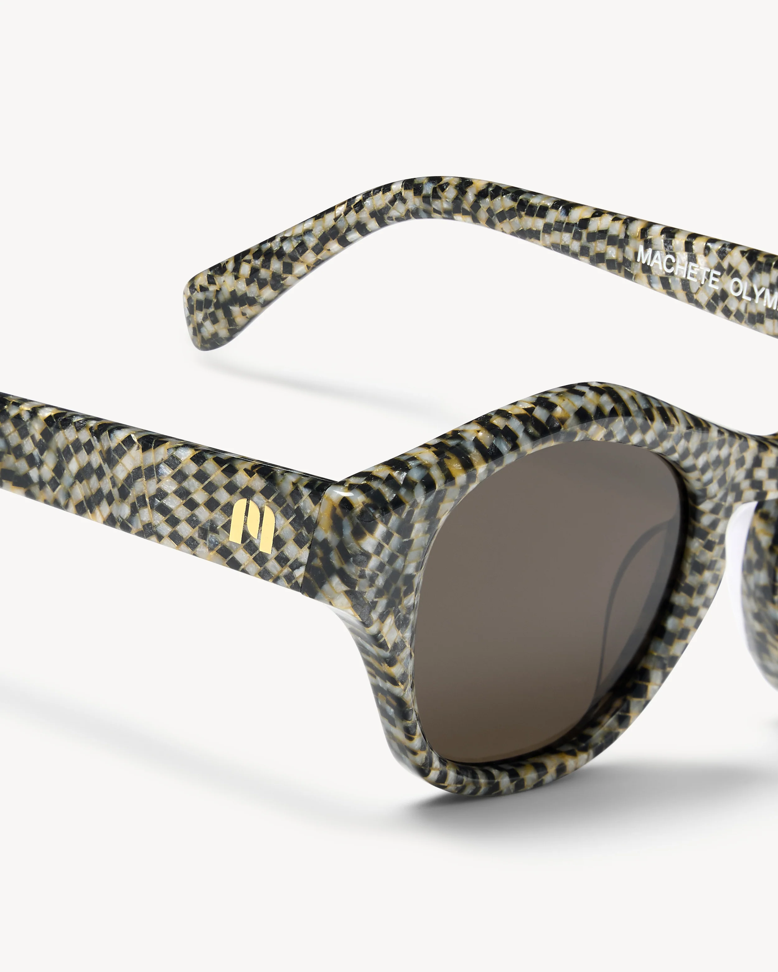Olympia Sunglasses in Perle Noir - Image 2