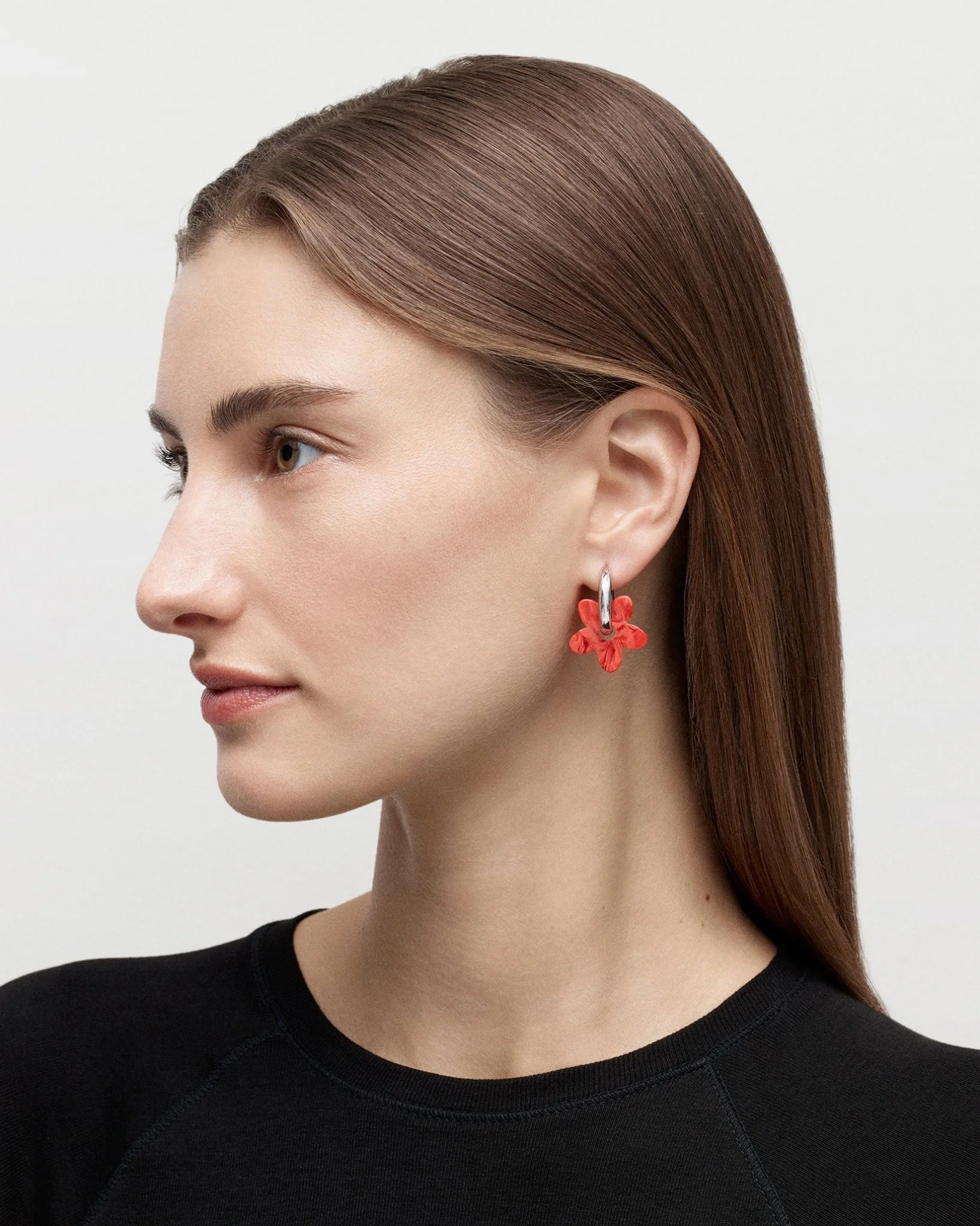 Petite Flower Charms in Midnight Horn - Image 3