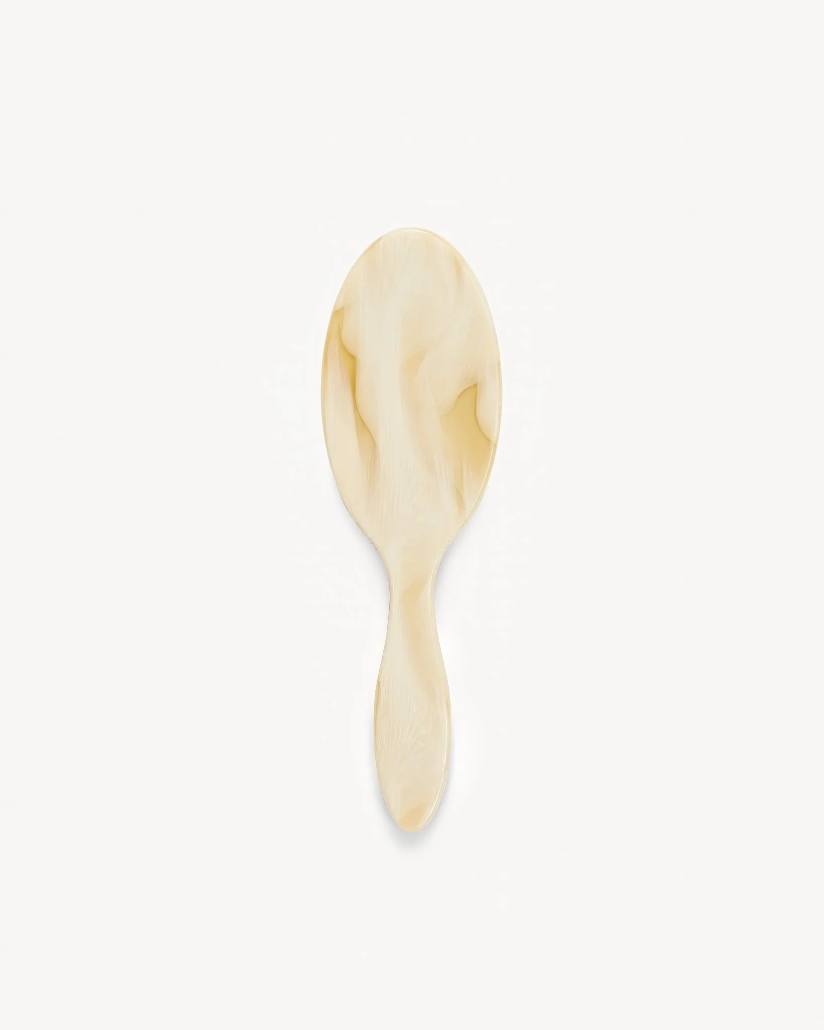 Travel Detangling Hair Brush in Alabaster - Image 3