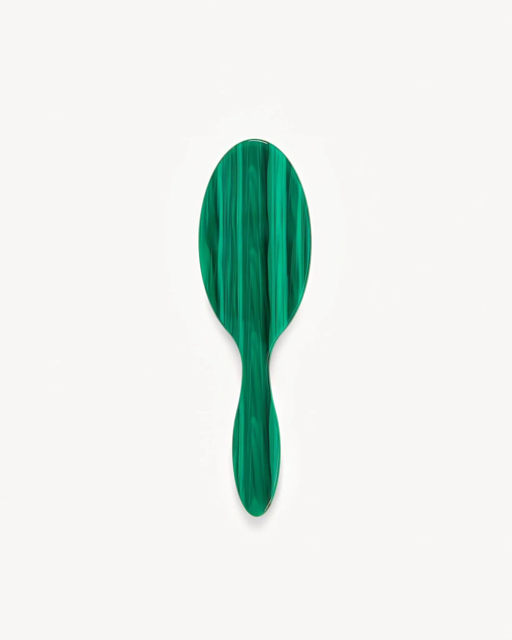 Travel Detangling Hair Brush in Malachite - Image 3