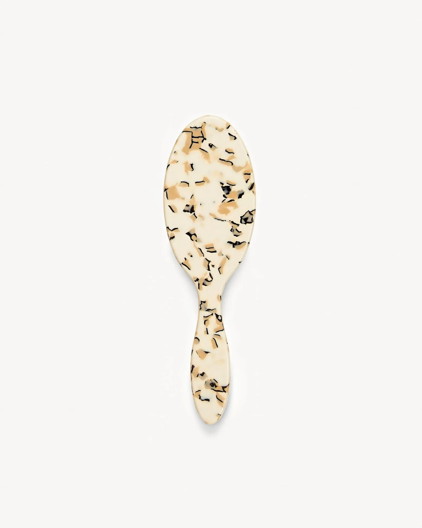 Travel Detangling Hair Brush in Terrazzo - Image 3