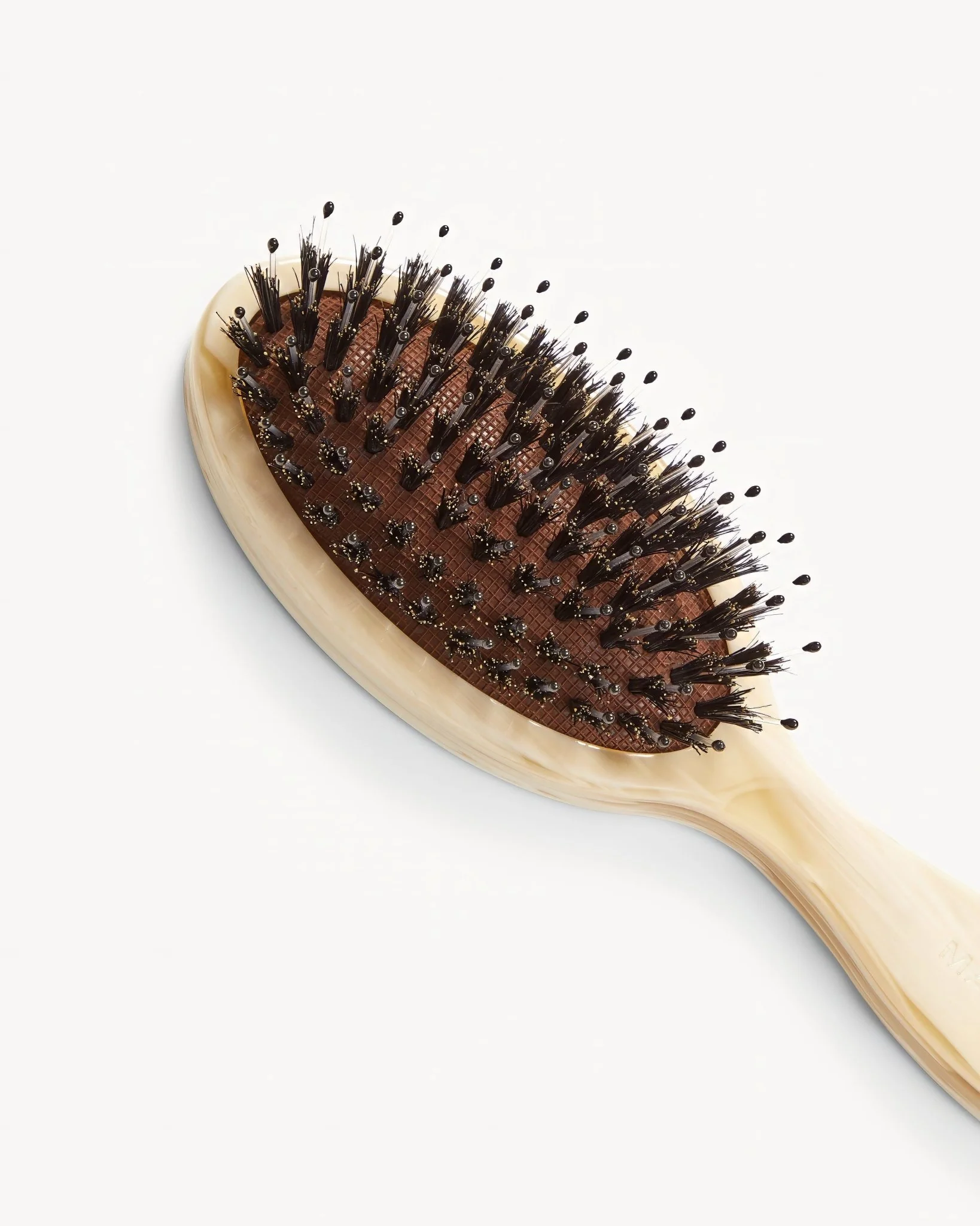Travel Hair Brush in Alabaster - Image 2