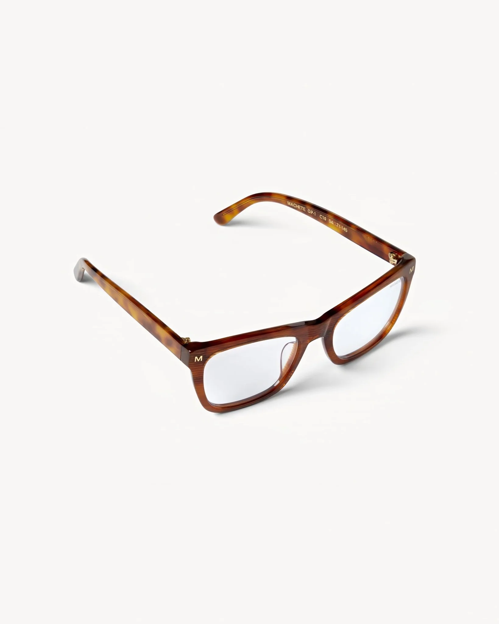 Classic Glasses in Dark Tortoise Stripe - Image 3