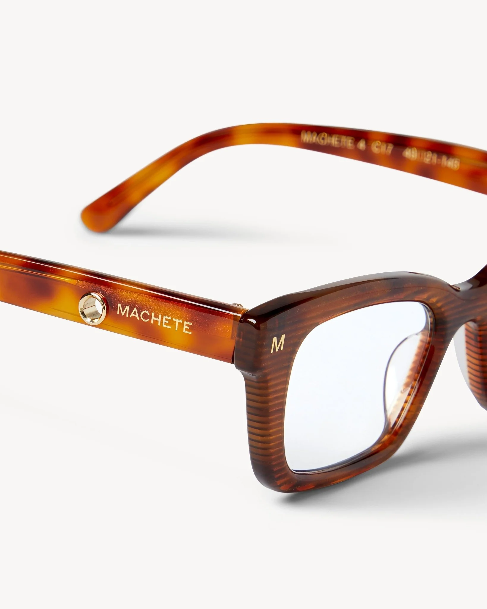 Ruby Glasses in Dark Tortoise Stripe - Image 3