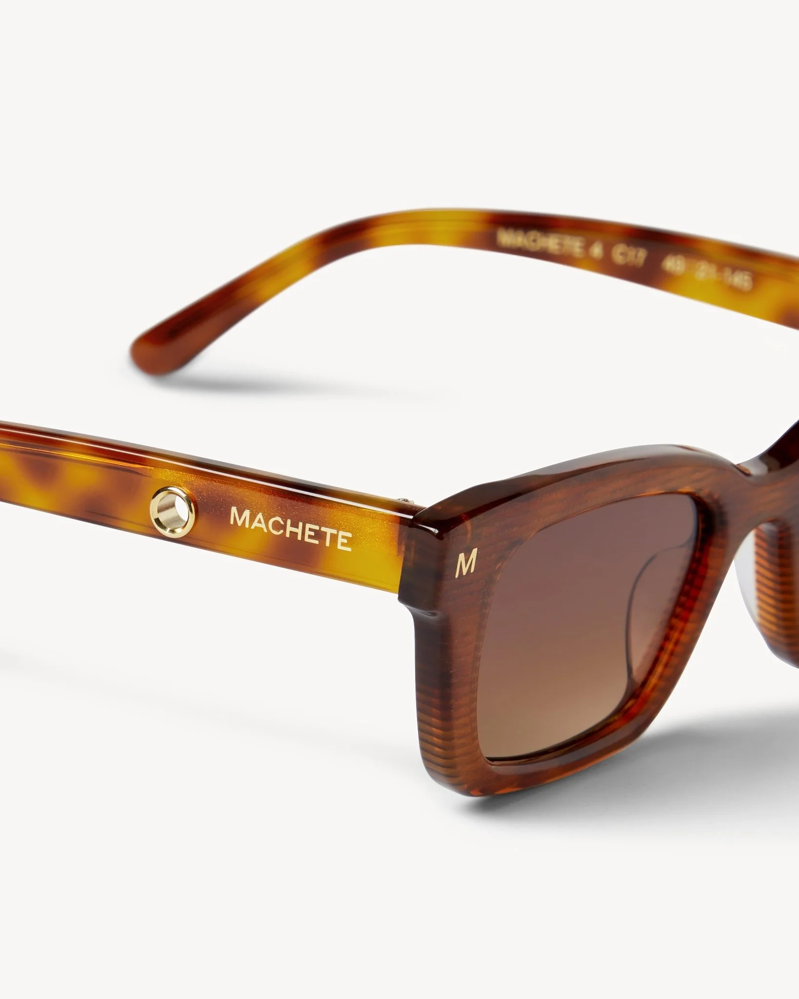 Ruby Sunglasses in Dark Tortoise Stripe - Image 3
