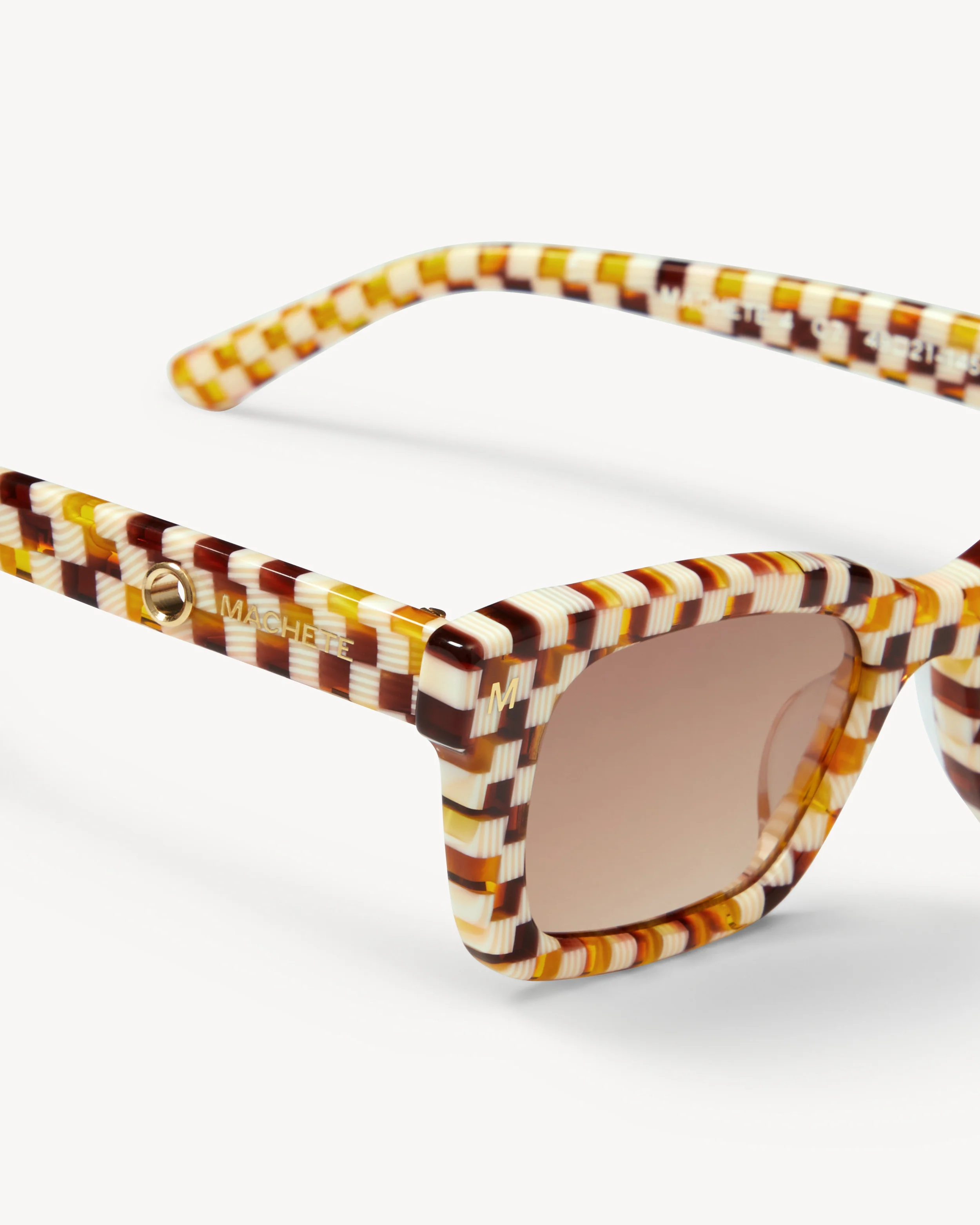 Ruby Sunglasses in Tortoise Checker - Image 2