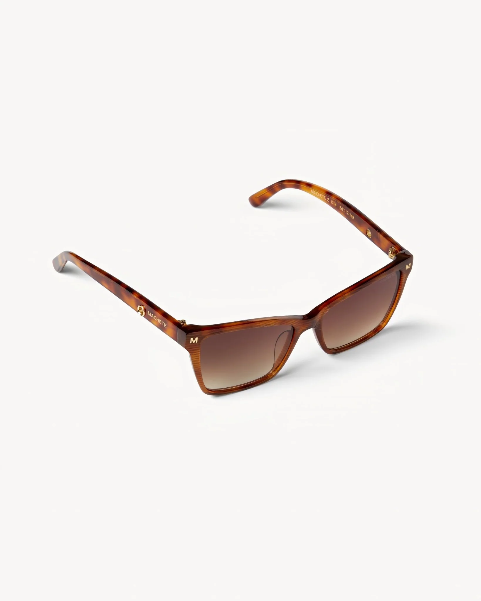 Sally Sunglasses in Dark Tortoise Stripe - Image 3