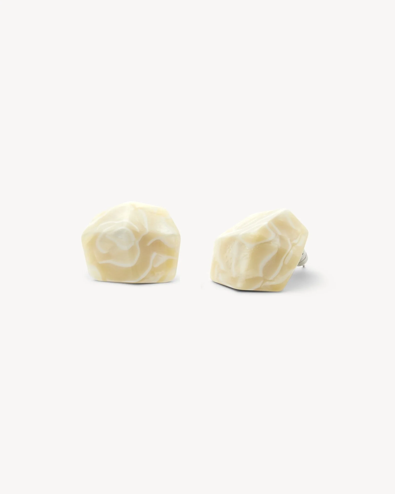 Sculpture Studs in Ivory - Image 2