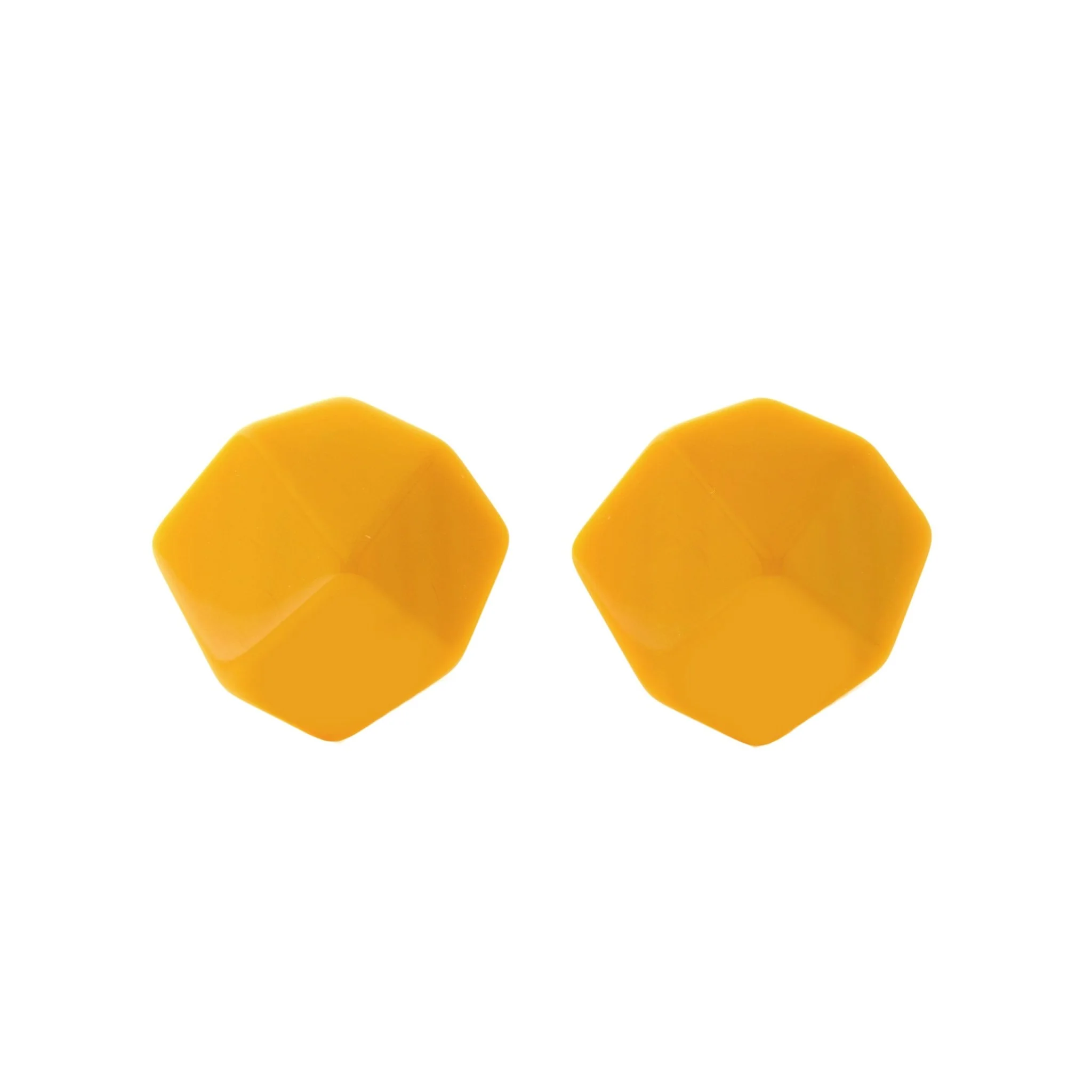Sculpture Studs in Ochre - Image 2