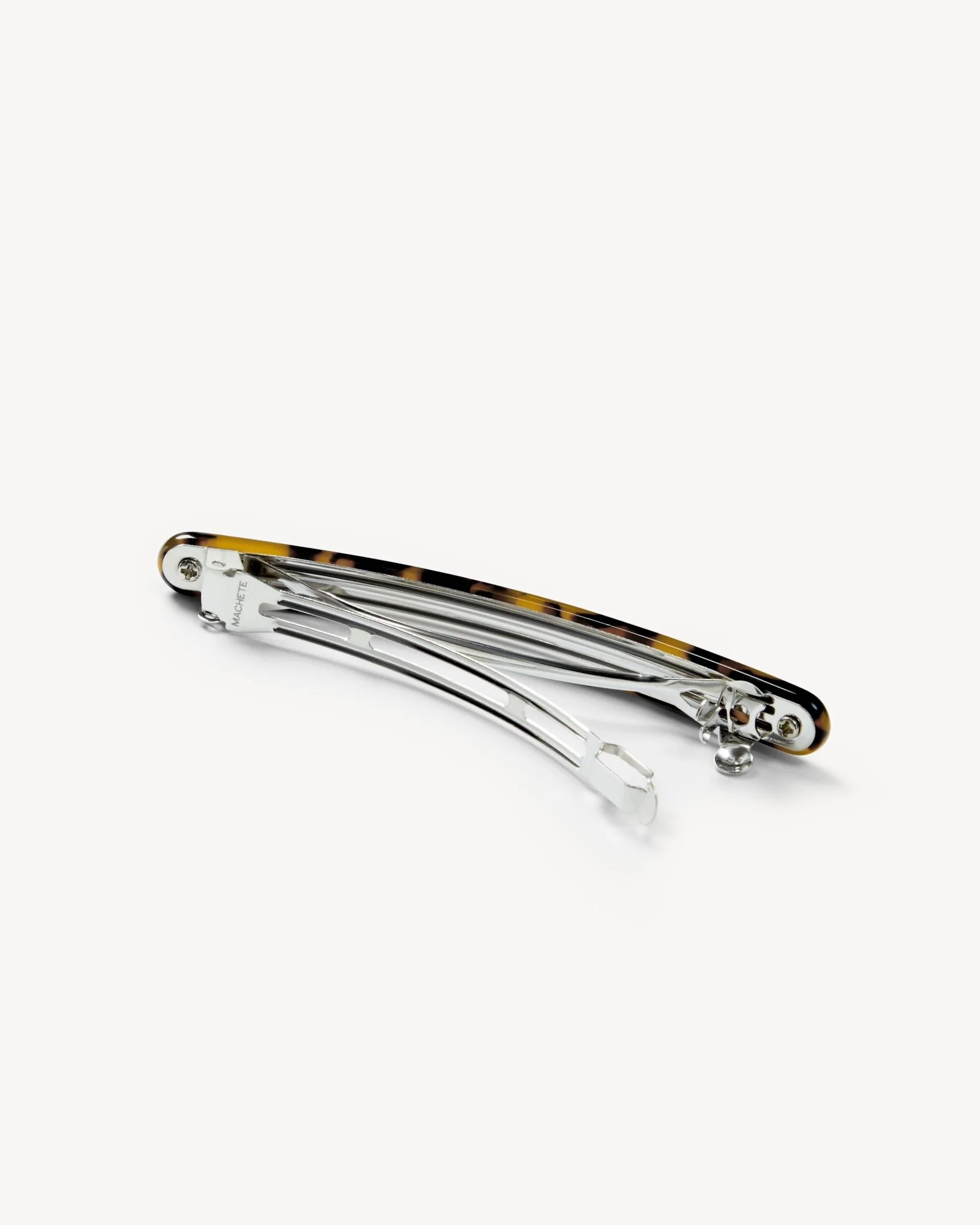 Slim Paris Barrette in Classic Tortoise - Image 2