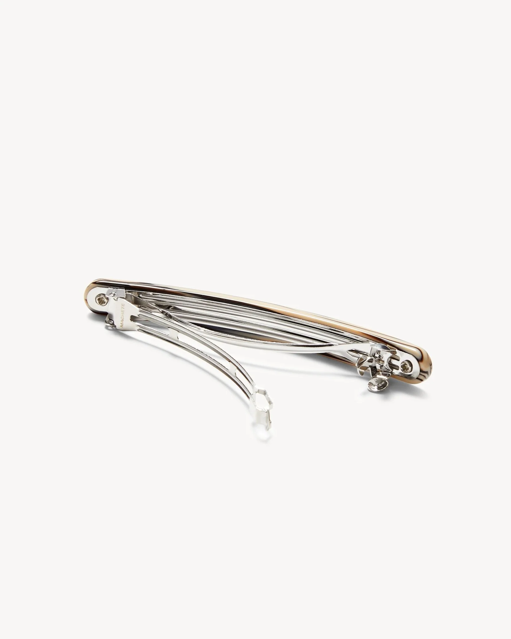 Slim Paris Barrette in Ganache - Image 2