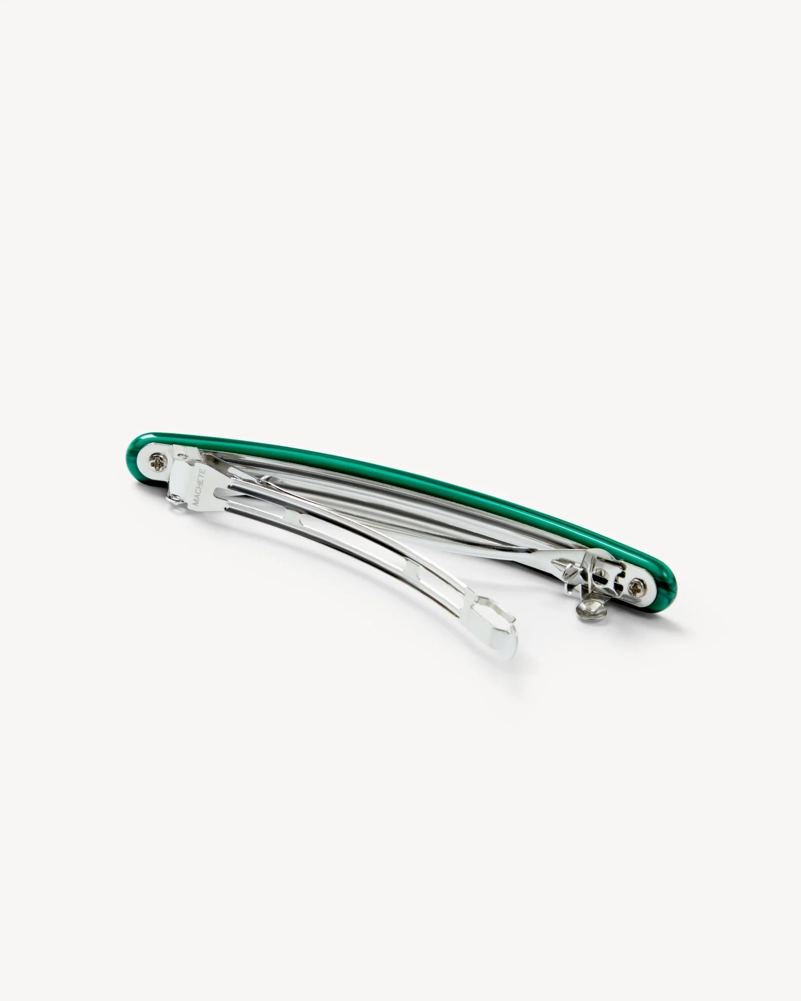 Slim Paris Barrette in Malachite - Image 2