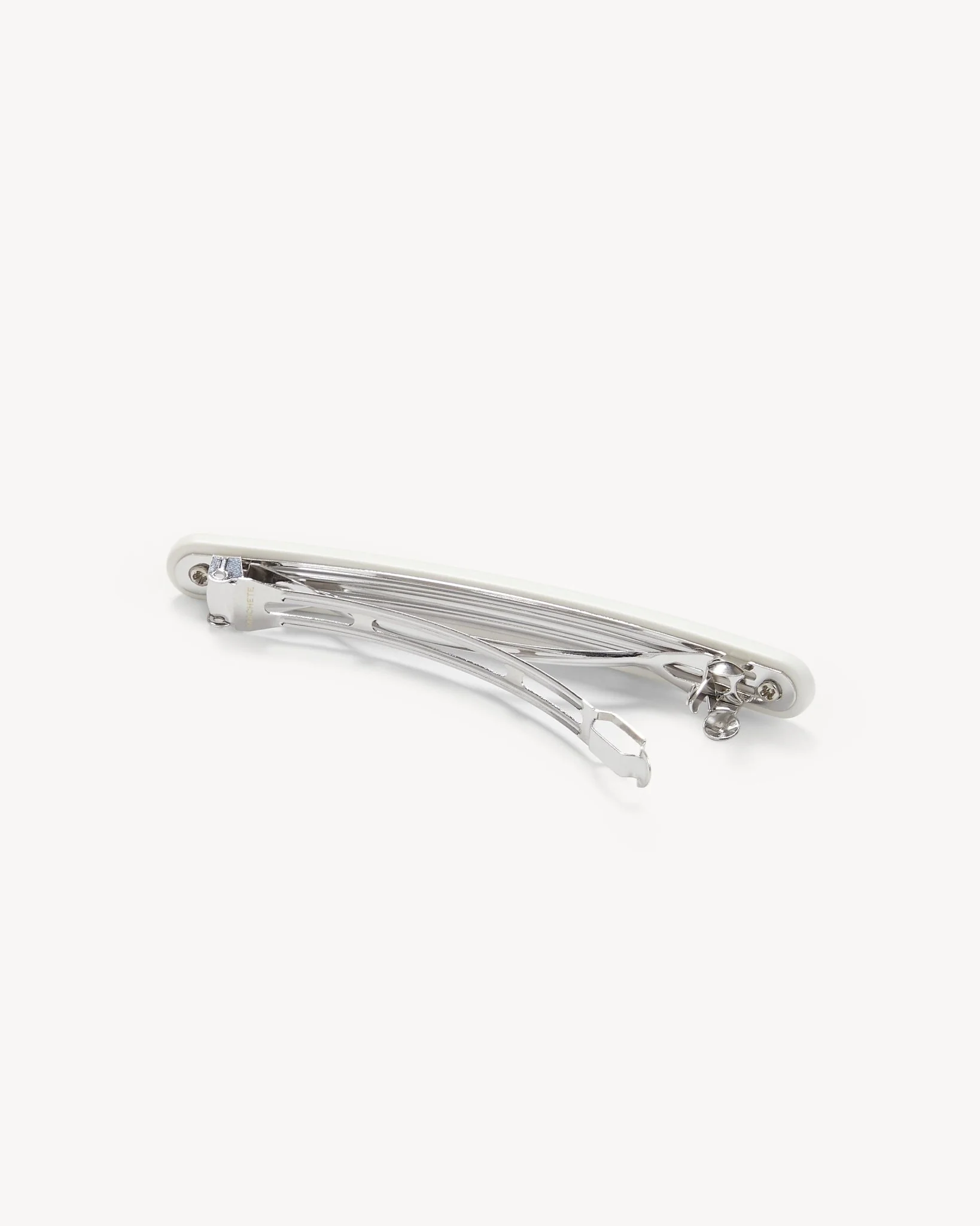 Slim Paris Barrette in White Matte - Image 2