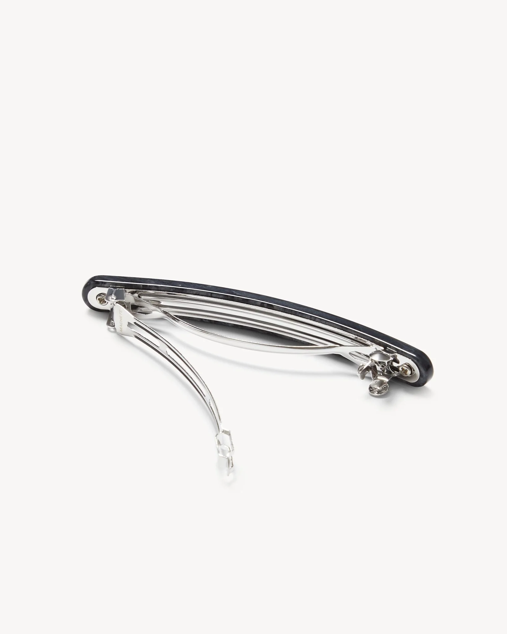 Slim Paris Barrette in Obsidian - Image 2