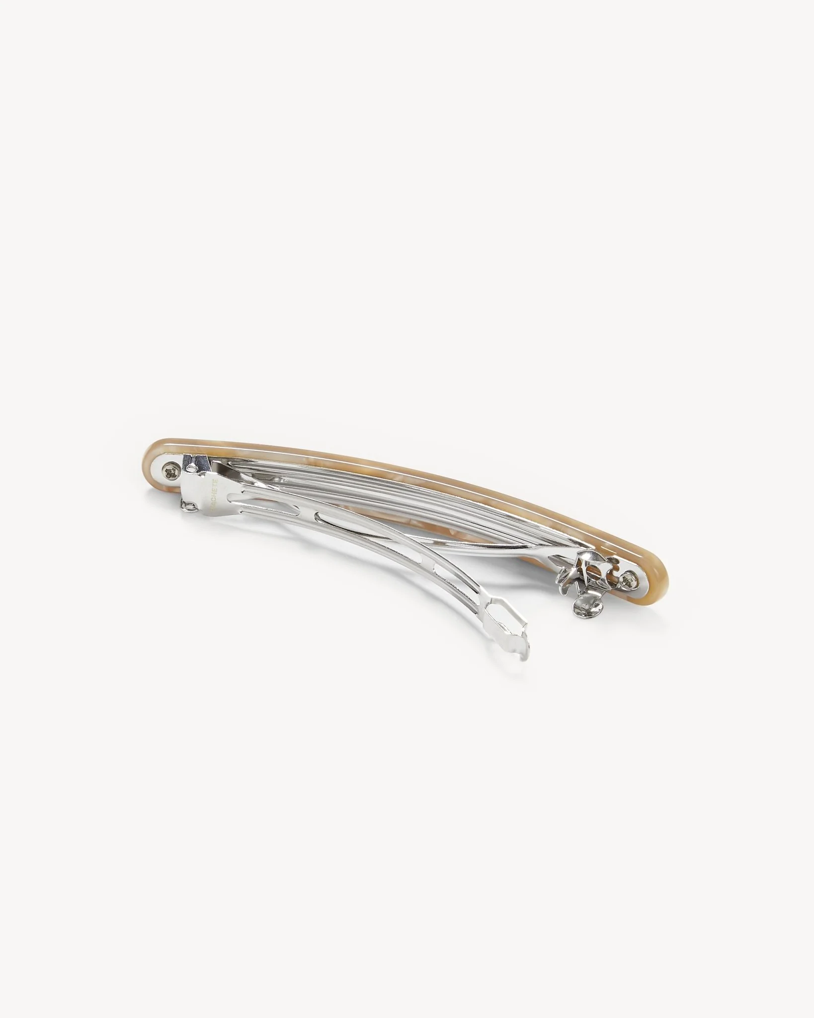 Slim Paris Barrette in Sand Shell - Image 2